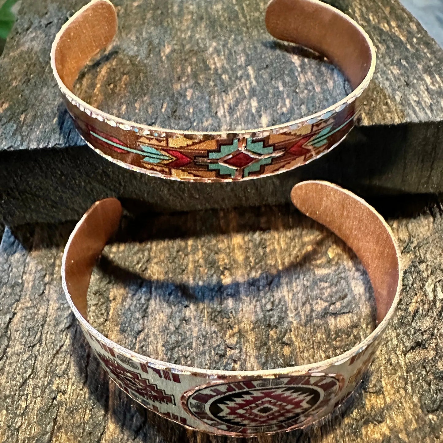 Handmade Boho Native American Cuff Bracelet, Southwest Native Bracelet, Gift Box - Silver Elegant