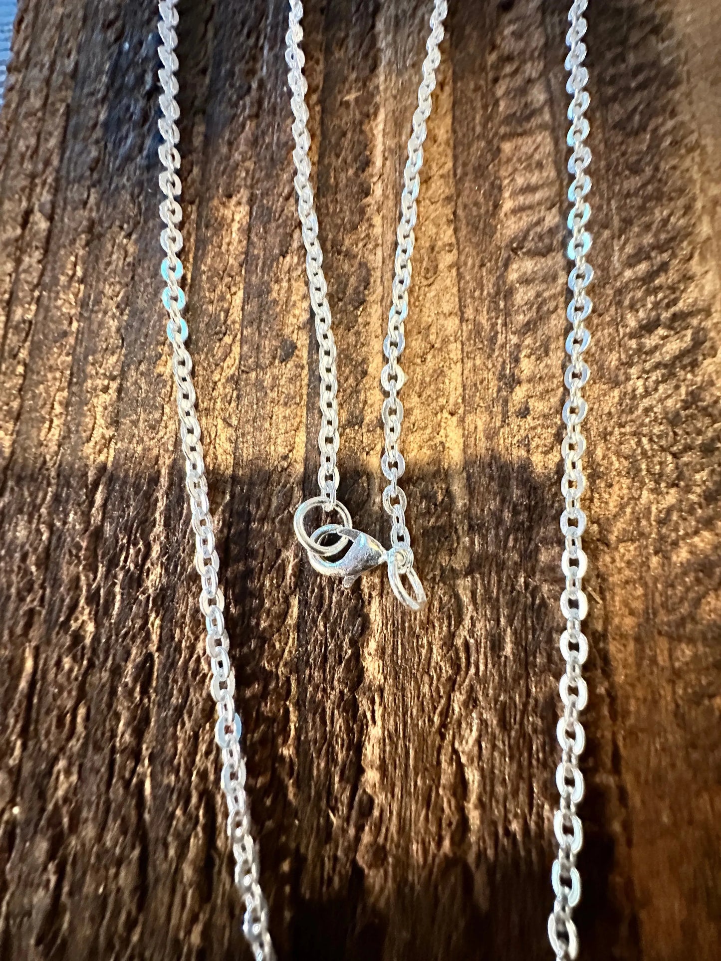 Handmade Artesian Hippie Silver Plated Peace Sign Necklace Chain, Gift Box - Silver Elegant