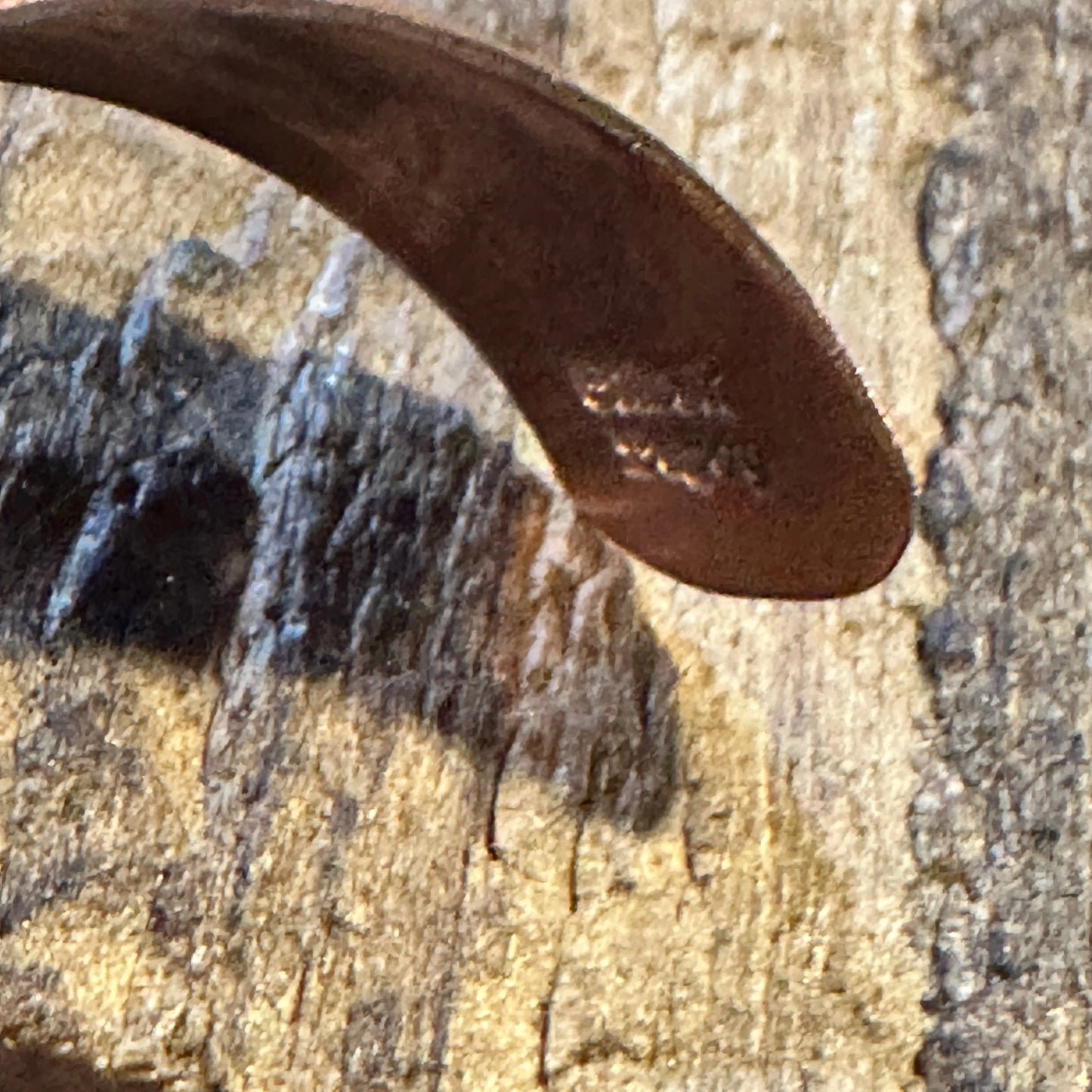 Handcrafted Boho Copper Native American Indian Gilbert Begay Signed Bangle , Gift Box - Silver Elegant