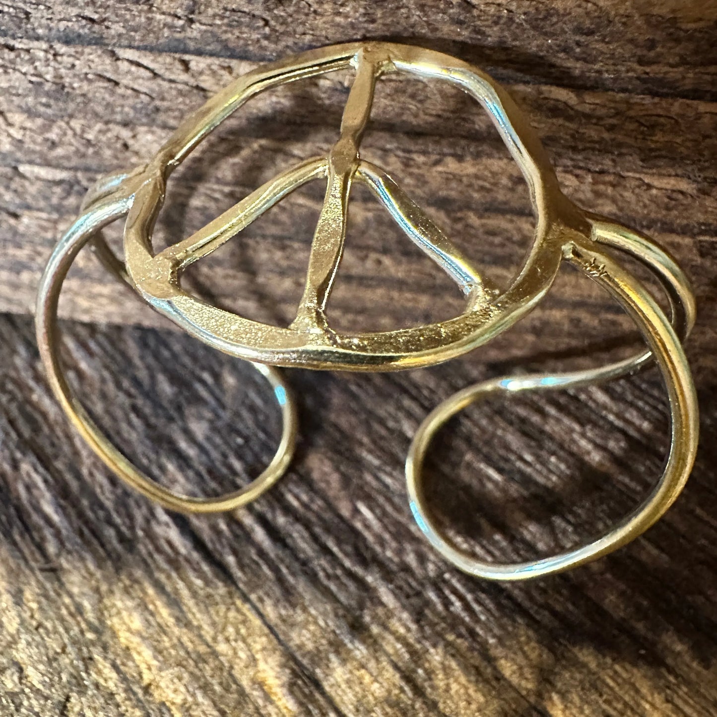 Handmade Artesian Hippie Wide Cuff Bracelet Bangle, Silver Plated, Gift Box - Silver Elegant