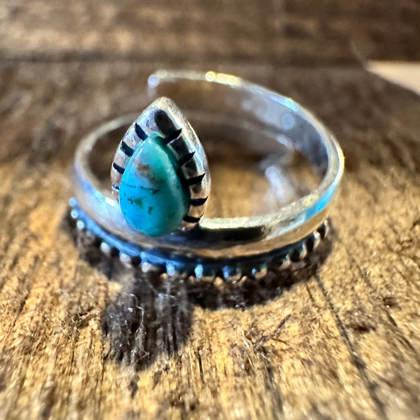 Navajo Sterling Silver Teardrop Turquoise Earrings with Gift Box - Silver Elegant
