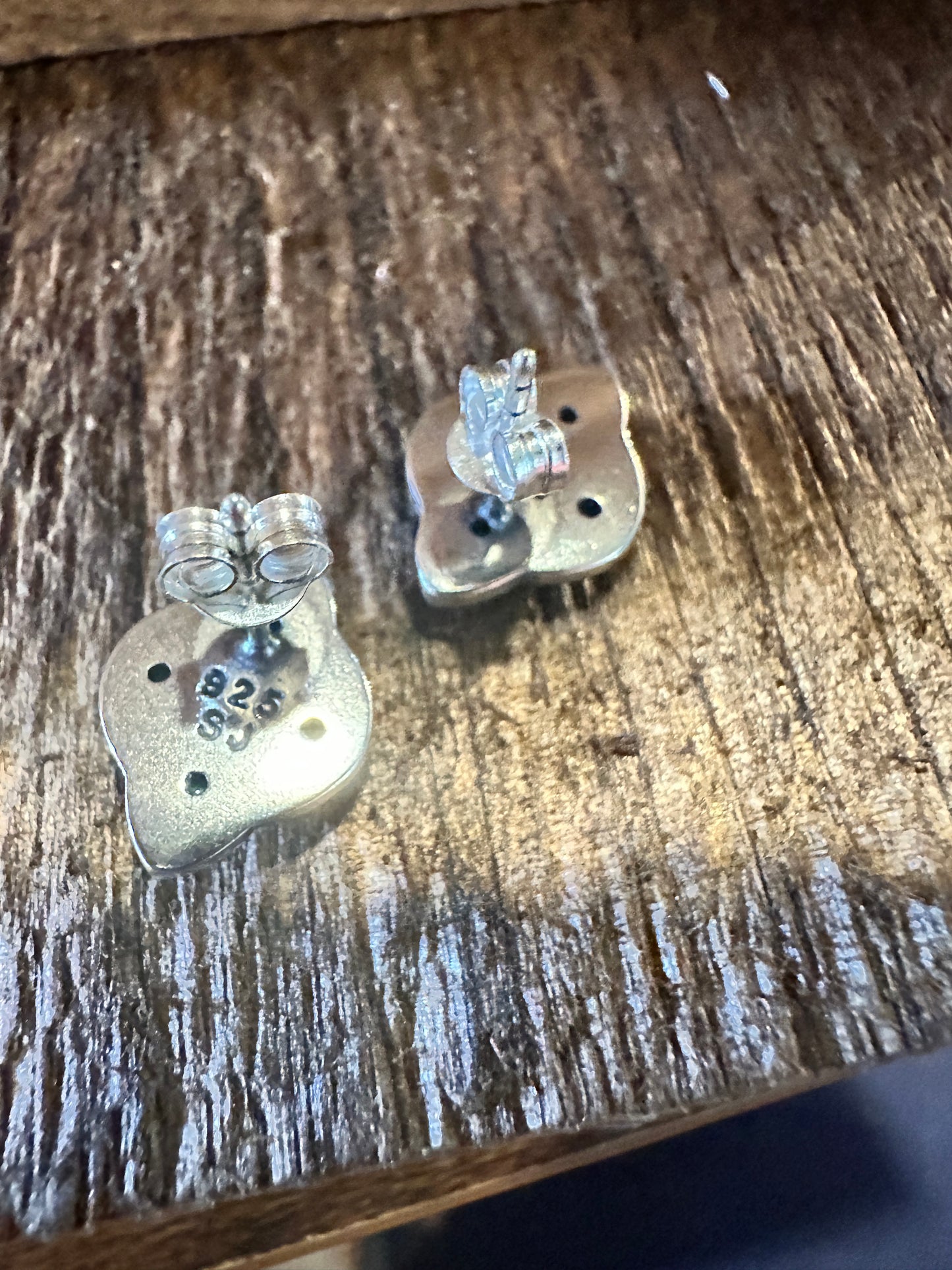 Navajo Lucia Turquoise Sterling Silver Stud Earrings - Handcrafted Authentic Native American Jewelry in Gift Box - Silver Elegant