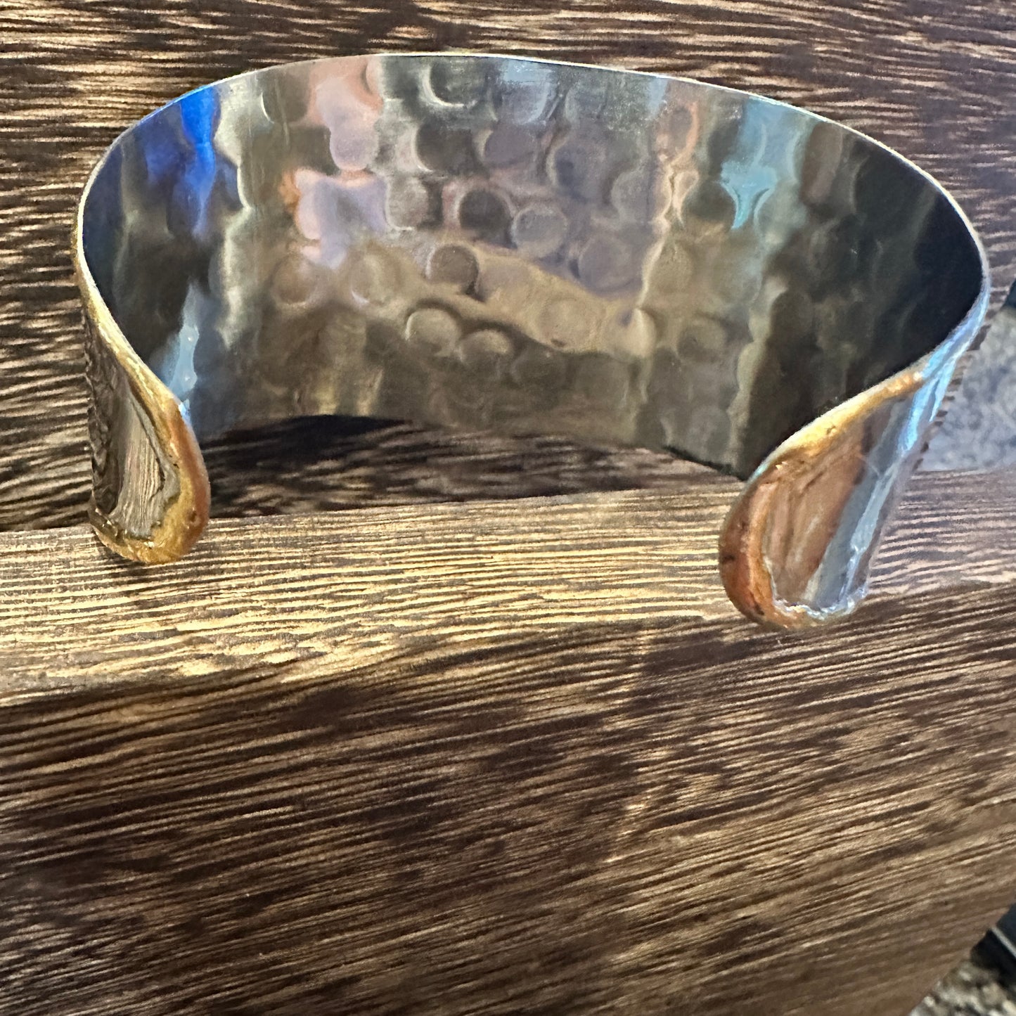 Artisan-Made Adjustable Black Onyx and Mixed Metals Cuff Bracelet - 2 Inches Wide, Gift-Ready Box Included