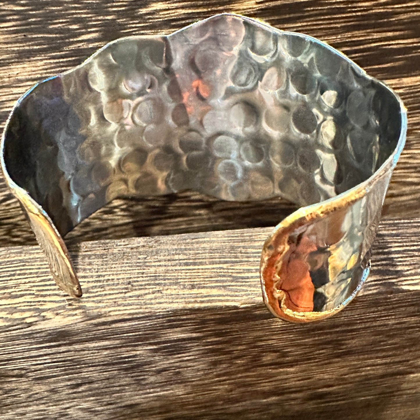 BumbleBee Jasper Adjustable Cuff Bracelet with Mixed Metals - Gift Box Included