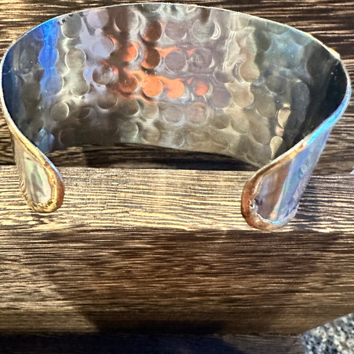 Elegant Adjustable Cuff Bracelet with Red Onyx and Mixed Metals, Gift-Ready Boxed