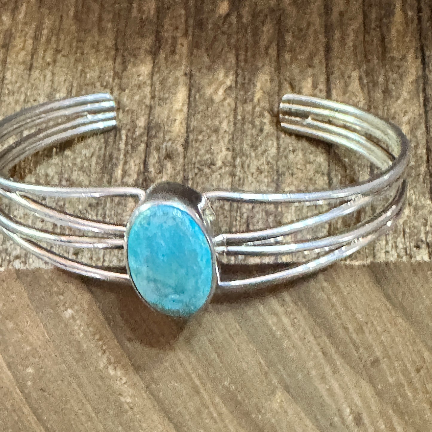 Navajo Turquoise Spiny Sterling Silver Bracelet Loop Cuff Stamped Begay