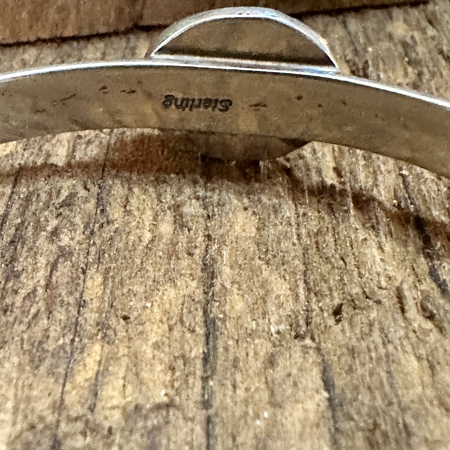 Navajo Sterling Cuff & Kingman Turquoise Cuff Bracelet, Signed