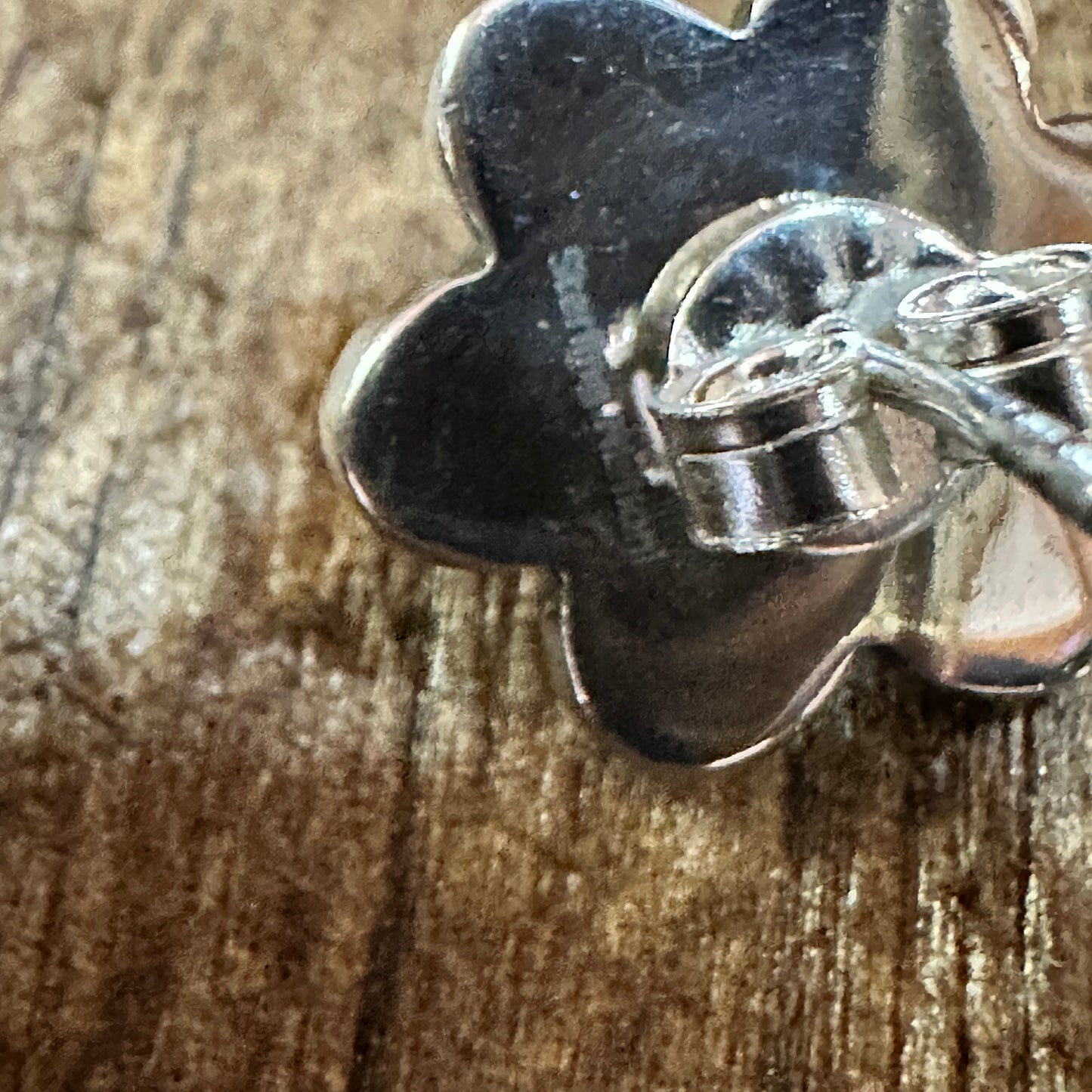 Handmade Kingman Turquoise Flower Stud Earrings 925 Sterling Silver