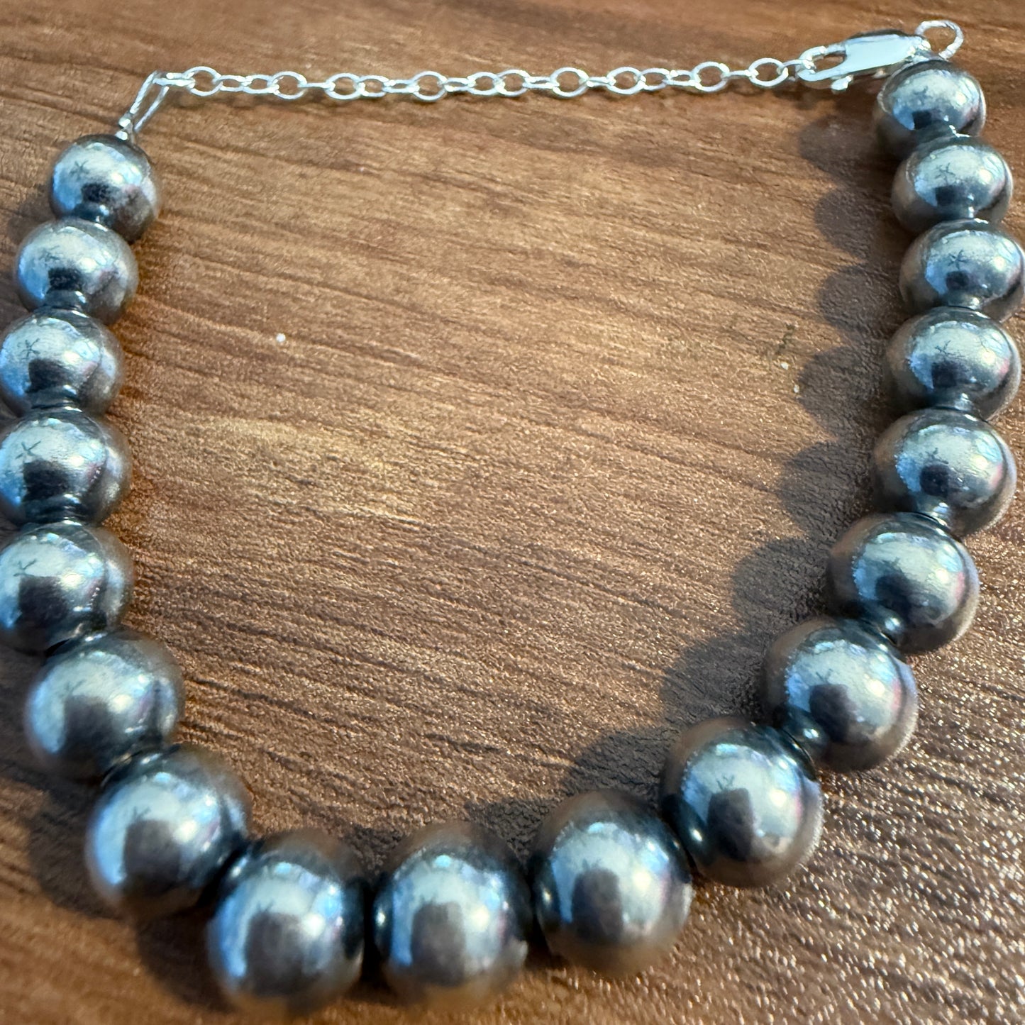Sterling Silver Pearl Bracelet Available in Multiple Sizes with Extender