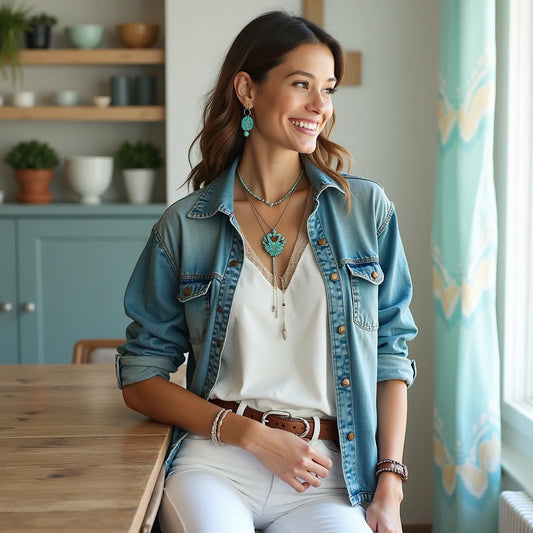 Bohemian, Southwestern, Turquoise, Jewelry - Bohemian Southwestern Turquoise Jewelry for Everyday Style