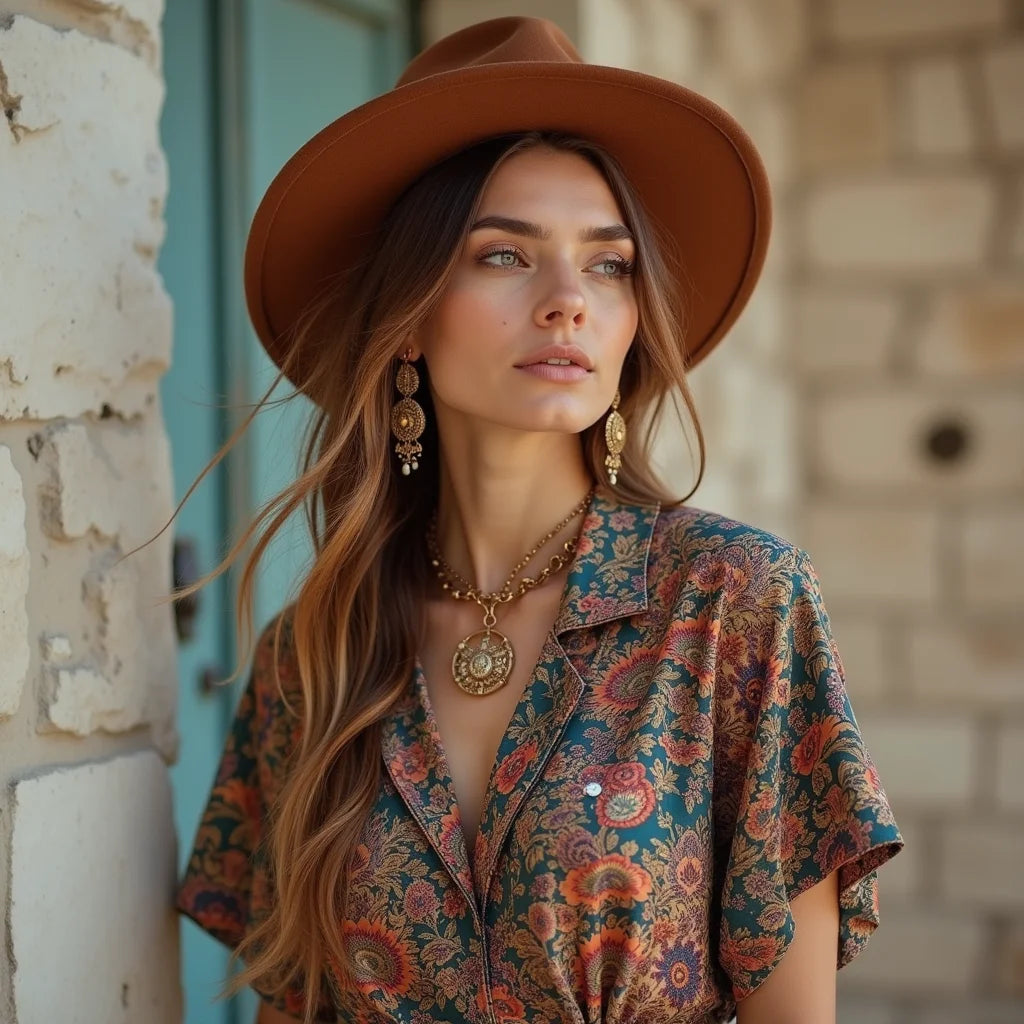 Bohemian - Bohemian Wardrobe Alchemy Mixing Prints Textures and Soul