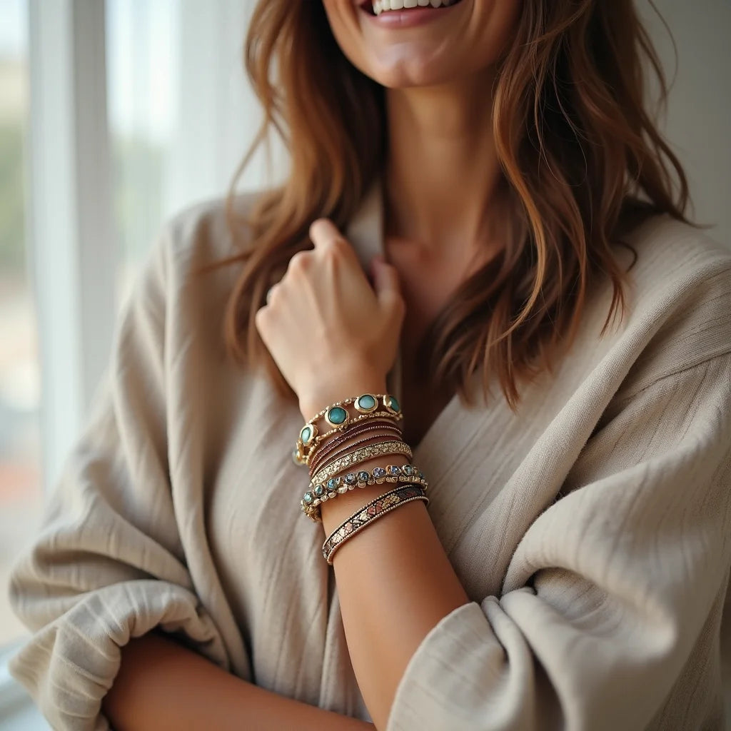 Boho Cuff Bracelets For Women - How to Style Boho Cuff Bracelets for Women Everyday