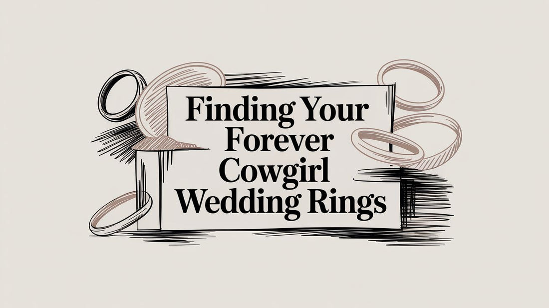 Finding Your Forever Southwestern Cowgirl Wedding Rings