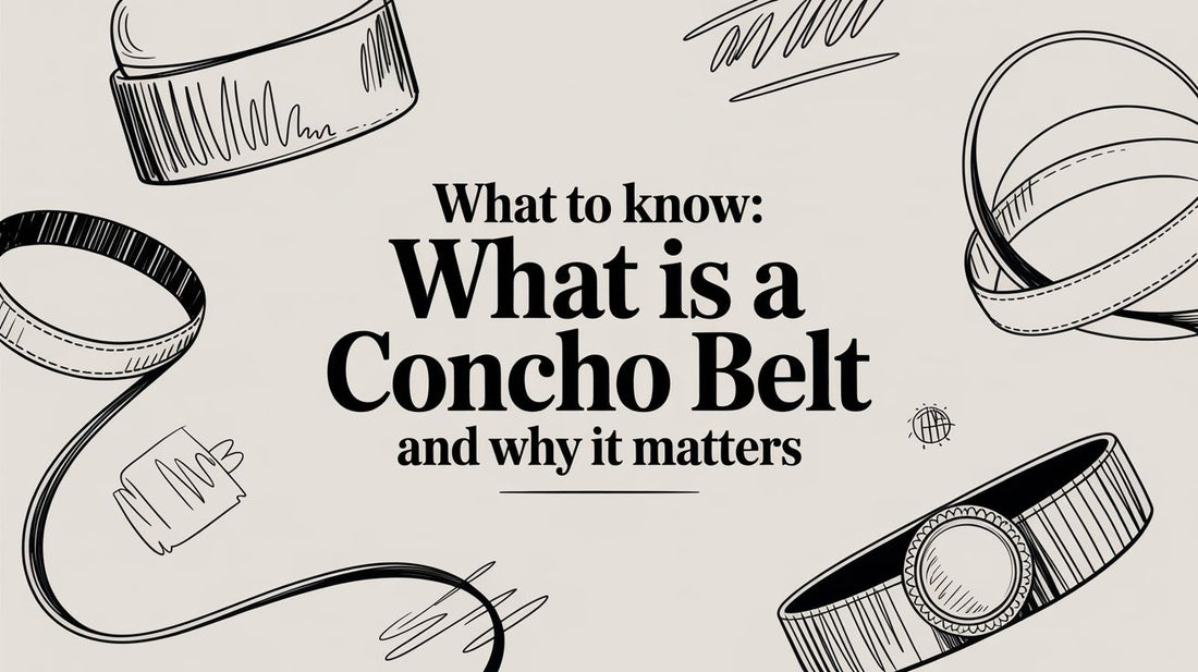 What to Know: what is a concho belt and why it matters