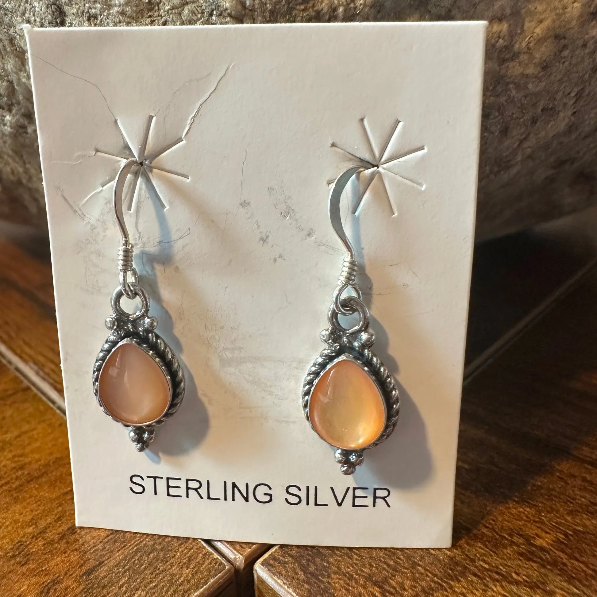 Native American Drop Earrings, Genuine Sterling Silver & Opal Drop Wire Earring, Gift BoxNative American Drop Earrings, Genuine Sterling Silver & Opal Drop Wire Earring, Gift Box - Premium Drop Wire Earring from Silver Elegant - Just $29! Shop now at Silver Elegant