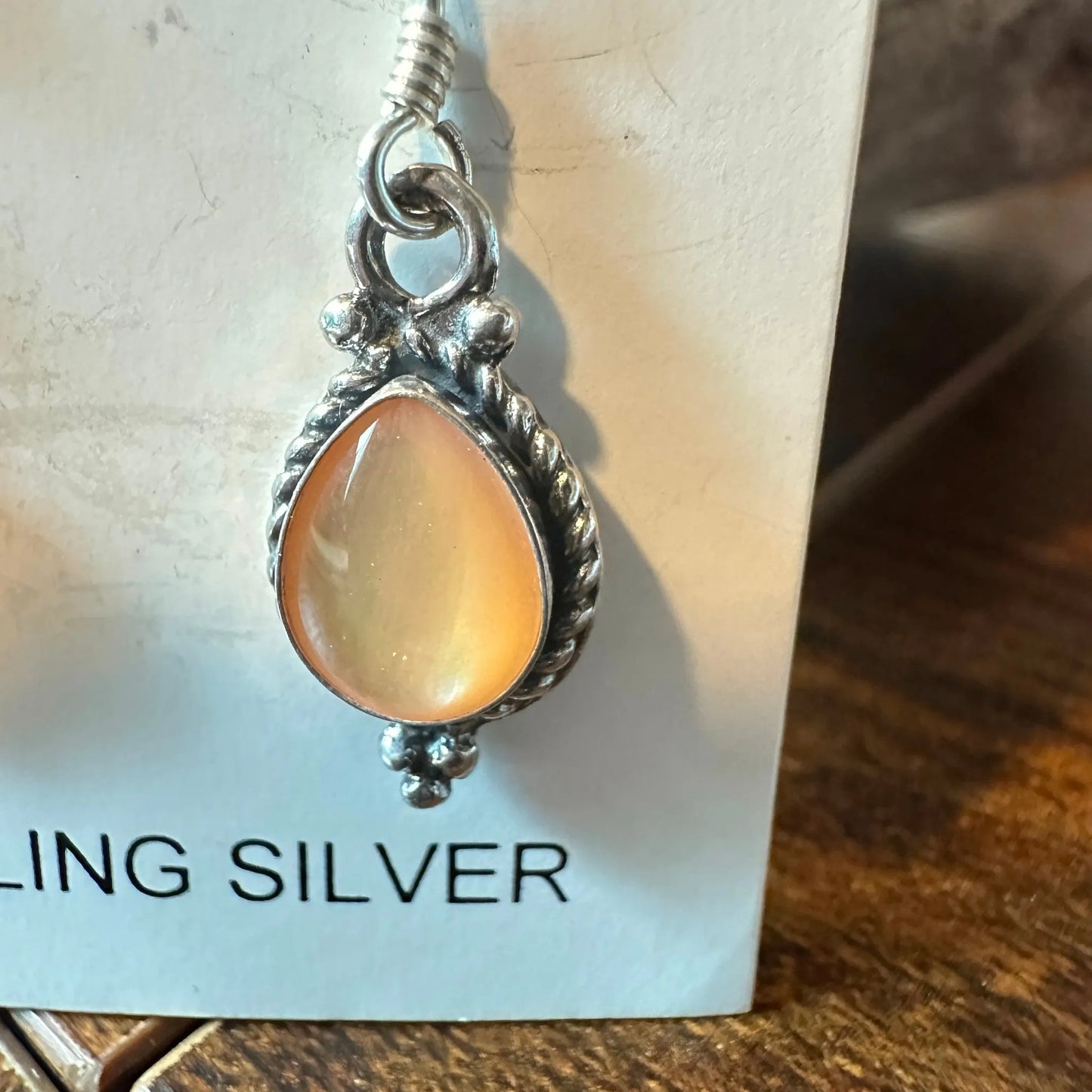 Native American Drop Earrings, Genuine Sterling Silver & Opal Drop Wire Earring, Gift BoxNative American Drop Earrings, Genuine Sterling Silver & Opal Drop Wire Earring, Gift Box - Premium Drop Wire Earring from Silver Elegant - Just $29! Shop now at Silver Elegant