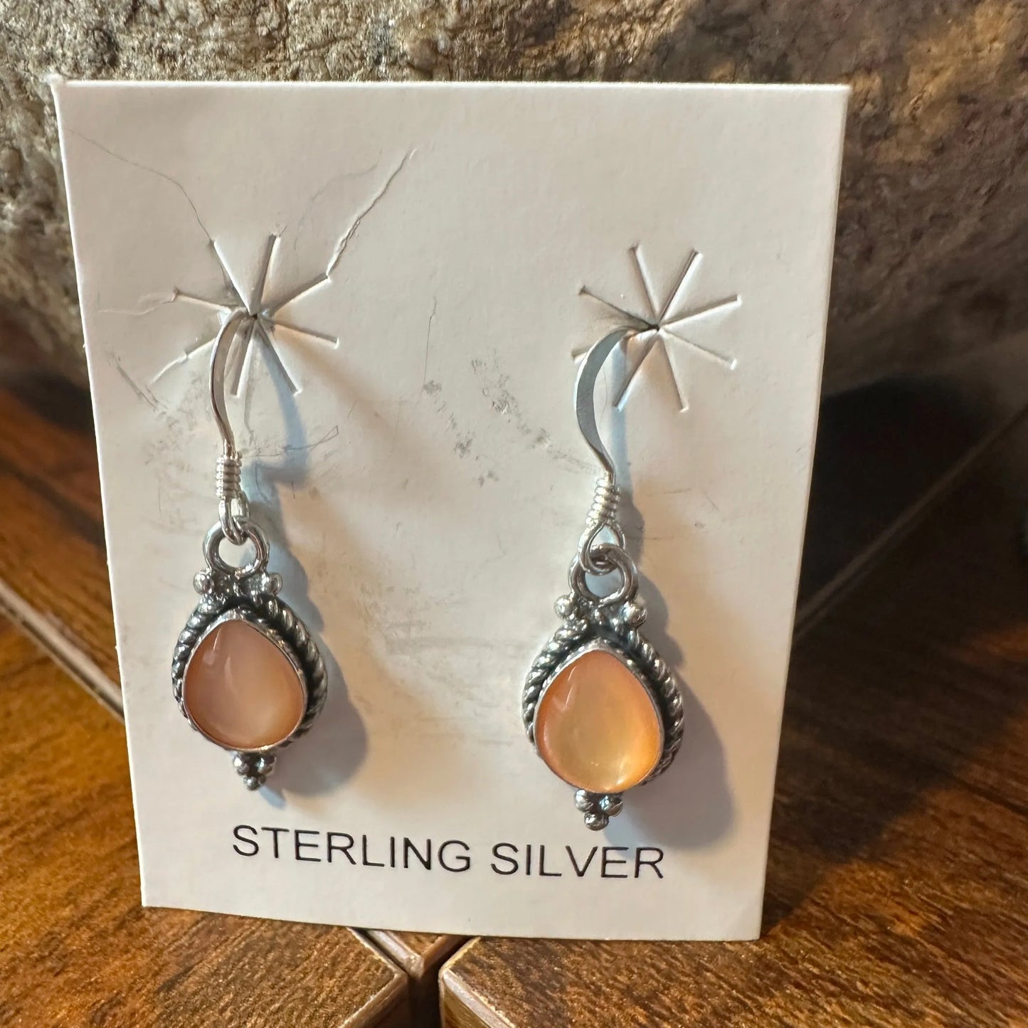 Native American Drop Earrings, Genuine Sterling Silver & Opal Drop Wire Earring, Gift BoxNative American Drop Earrings, Genuine Sterling Silver & Opal Drop Wire Earring, Gift Box - Premium Drop Wire Earring from Silver Elegant - Just $29! Shop now at Silver Elegant