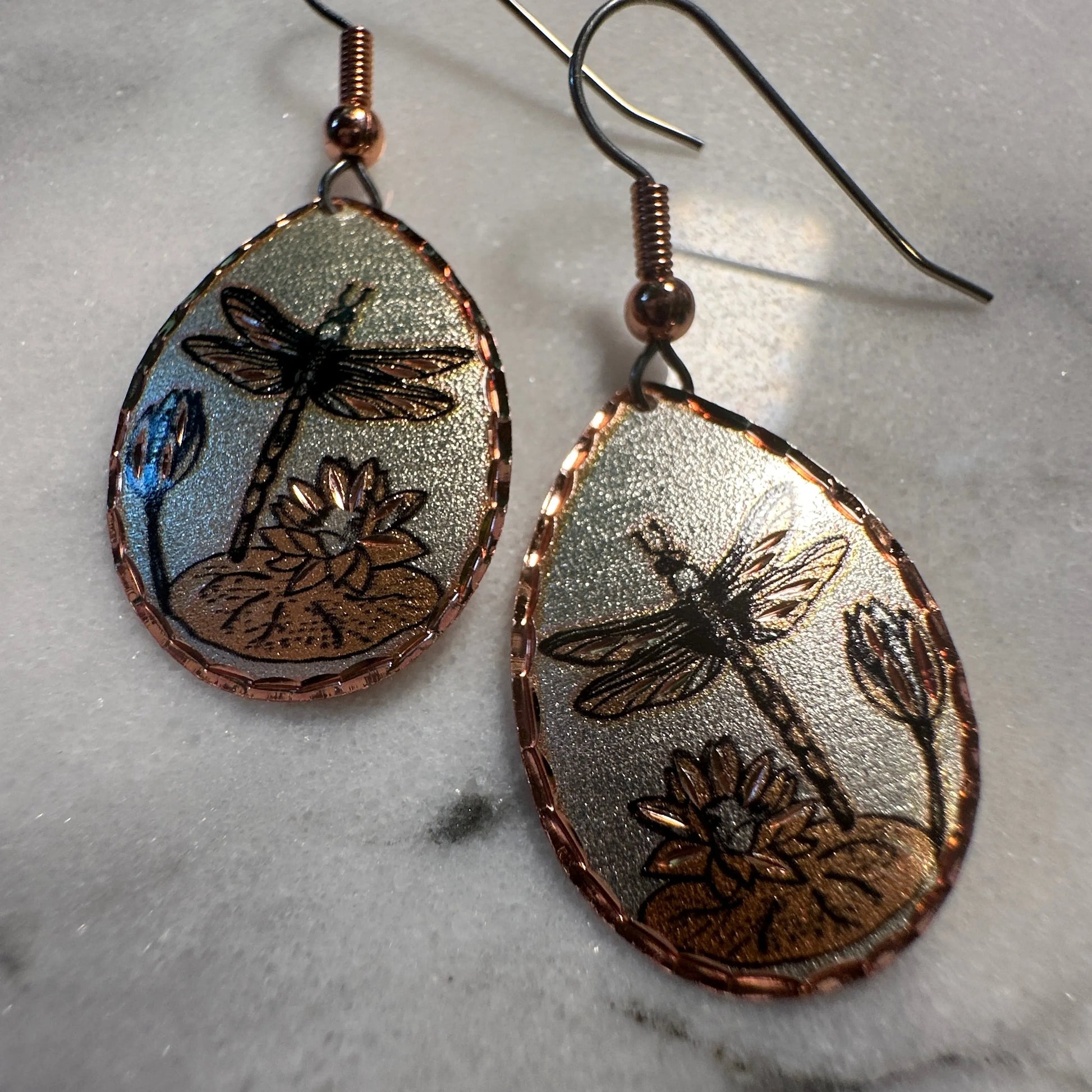 Handcrafted Boho Dragonfly Earrings, Copper Teardrop Wire Earrings, Gift BoxHandcrafted Boho Dragonfly Earrings, Copper Teardrop Wire Earrings, Gift Box - Premium Boho Drop Earring from COPPER ARTS INC. - Just $25! Shop now at Silver Elegant