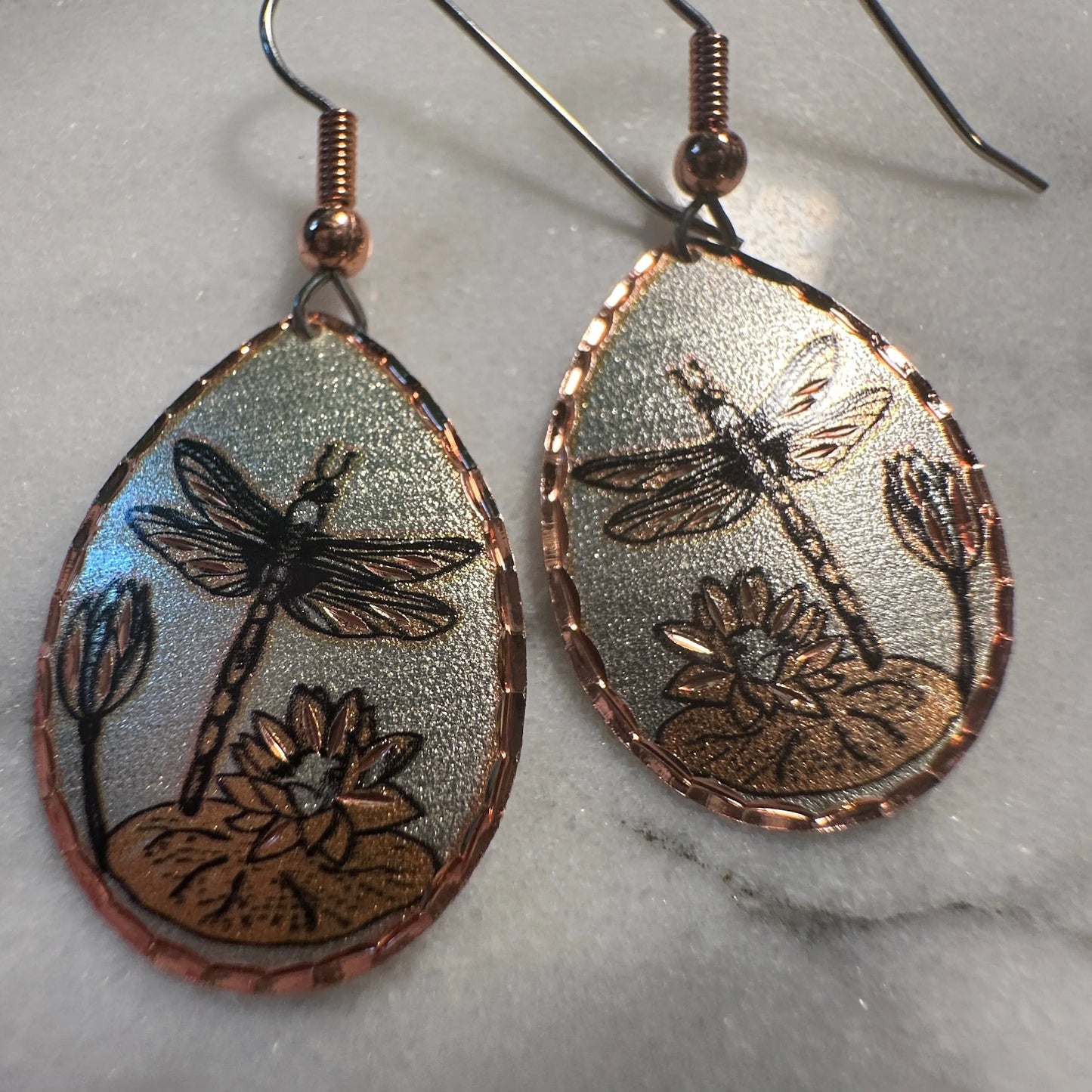 Handcrafted Boho Dragonfly Earrings, Copper Teardrop Wire Earrings, Gift BoxHandcrafted Boho Dragonfly Earrings, Copper Teardrop Wire Earrings, Gift Box - Premium Boho Drop Earring from COPPER ARTS INC. - Just $25! Shop now at Silver Elegant