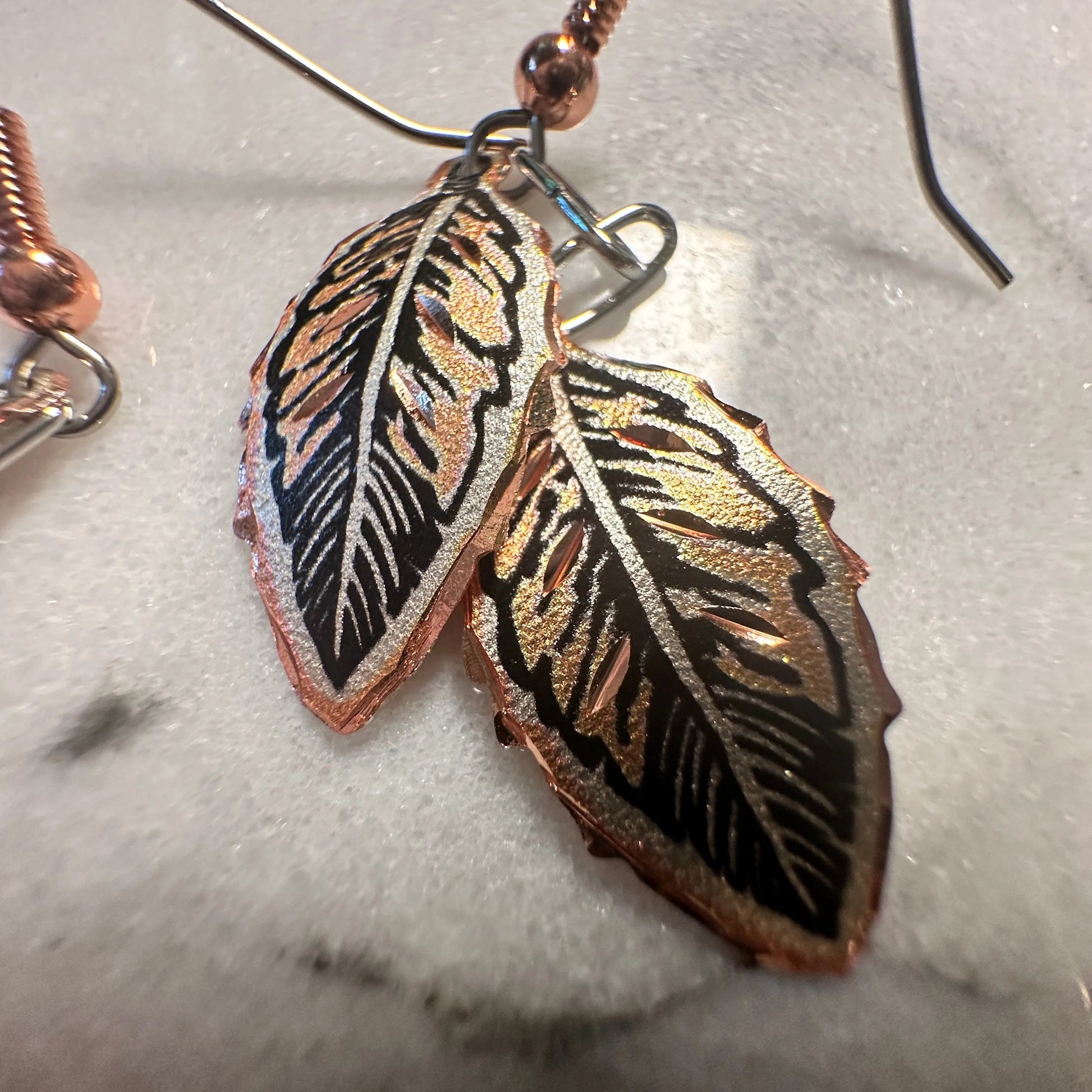 Handcrafted Boho Native American Earrings, Copper Eagle Feather Wire Drop Earrings, Gift BoxHandcrafted Boho Native American Earrings, Copper Eagle Feather Wire Drop Earrings, Gift Box - Premium Boho Drop Earring from COPPER ARTS INC. - Just $25! Shop now at Silver Elegant