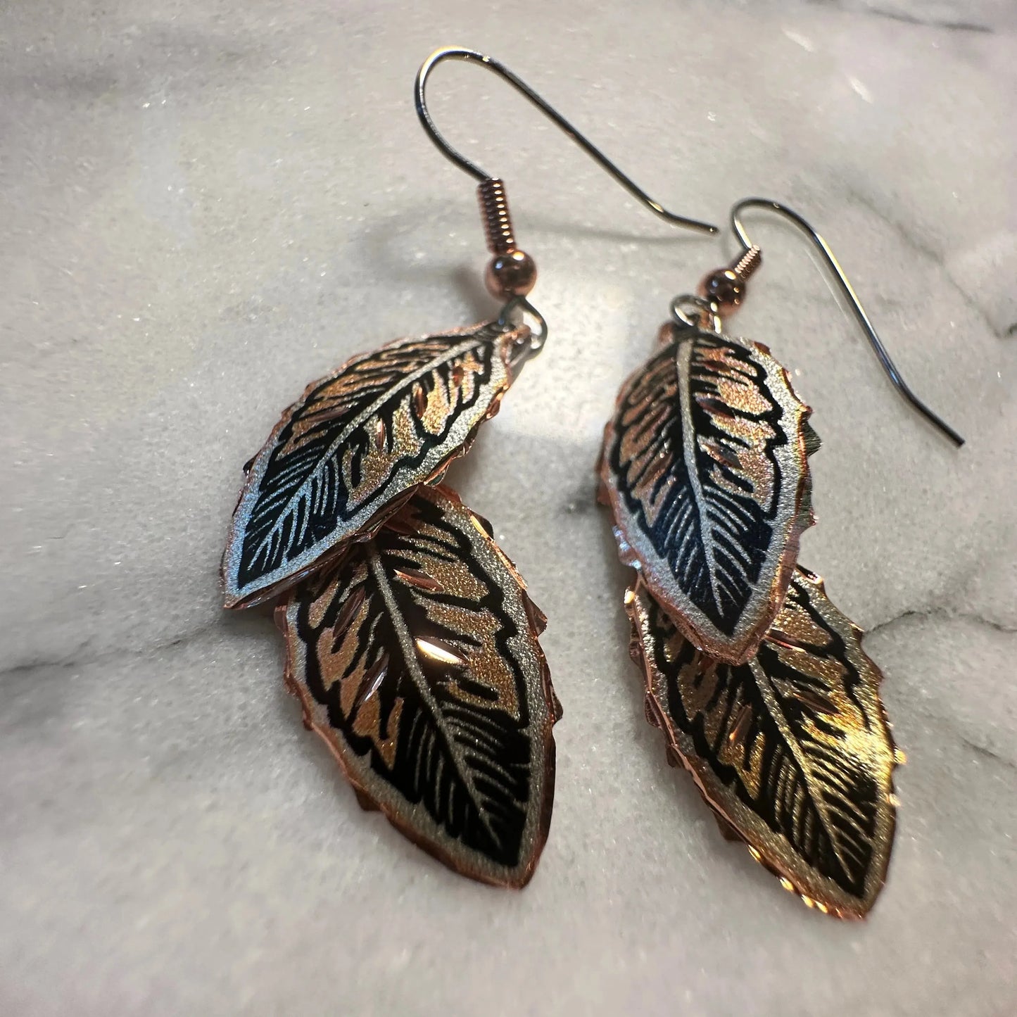 Handcrafted Boho Native American Earrings, Copper Eagle Feather Wire Drop Earrings, Gift BoxHandcrafted Boho Native American Earrings, Copper Eagle Feather Wire Drop Earrings, Gift Box - Premium Boho Drop Earring from COPPER ARTS INC. - Just $25! Shop now at Silver Elegant