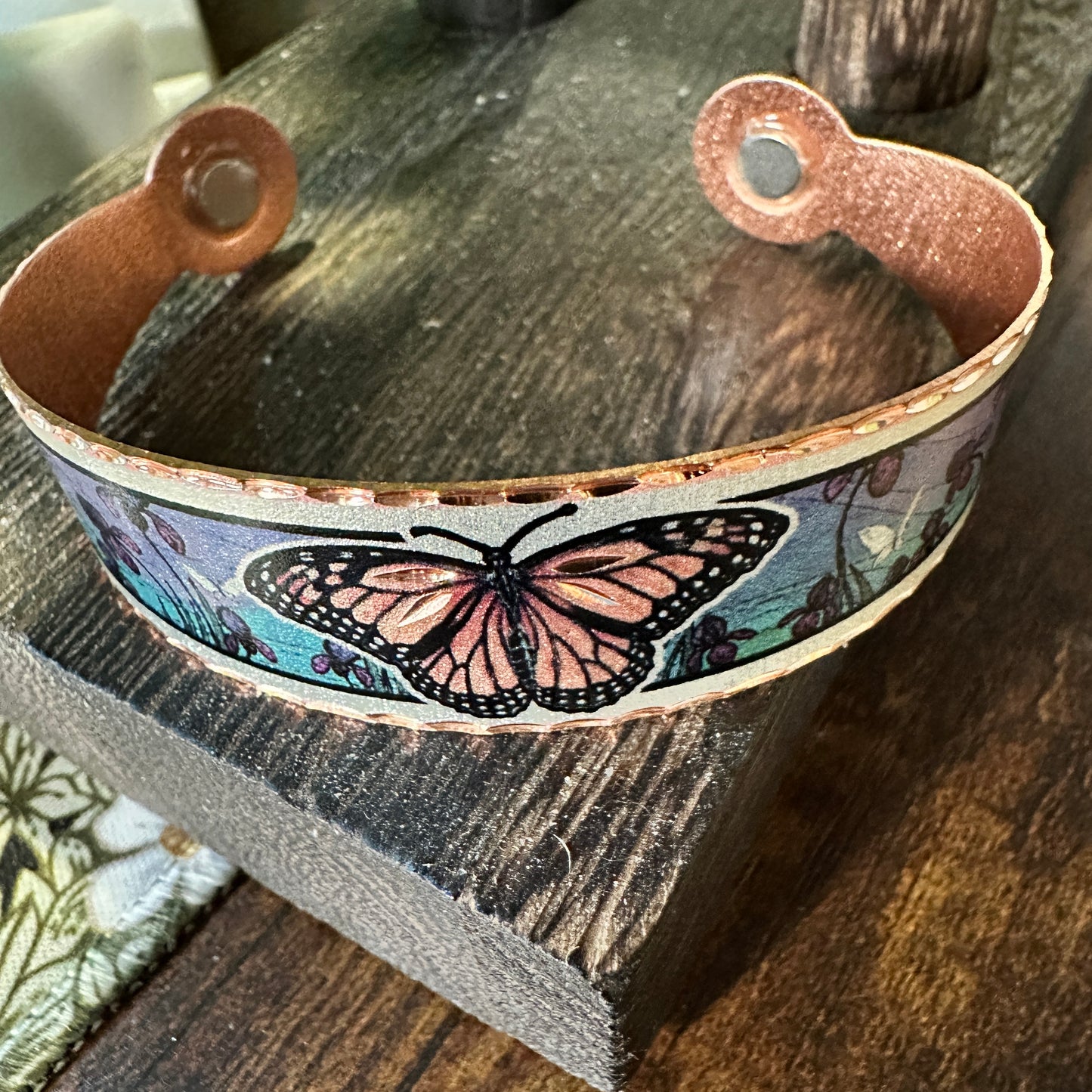 Handmade Boho Copper Monarch Butterfly Magnet Bracelet, Arthritis Copper Healing, Gift BoxHandmade Boho Copper Monarch Butterfly Magnet Bracelet, Arthritis Copper Healing, Gift Box - Premium boho bracelet from COPPER ARTS INC. - Just $32! Shop now at Silver Elegant