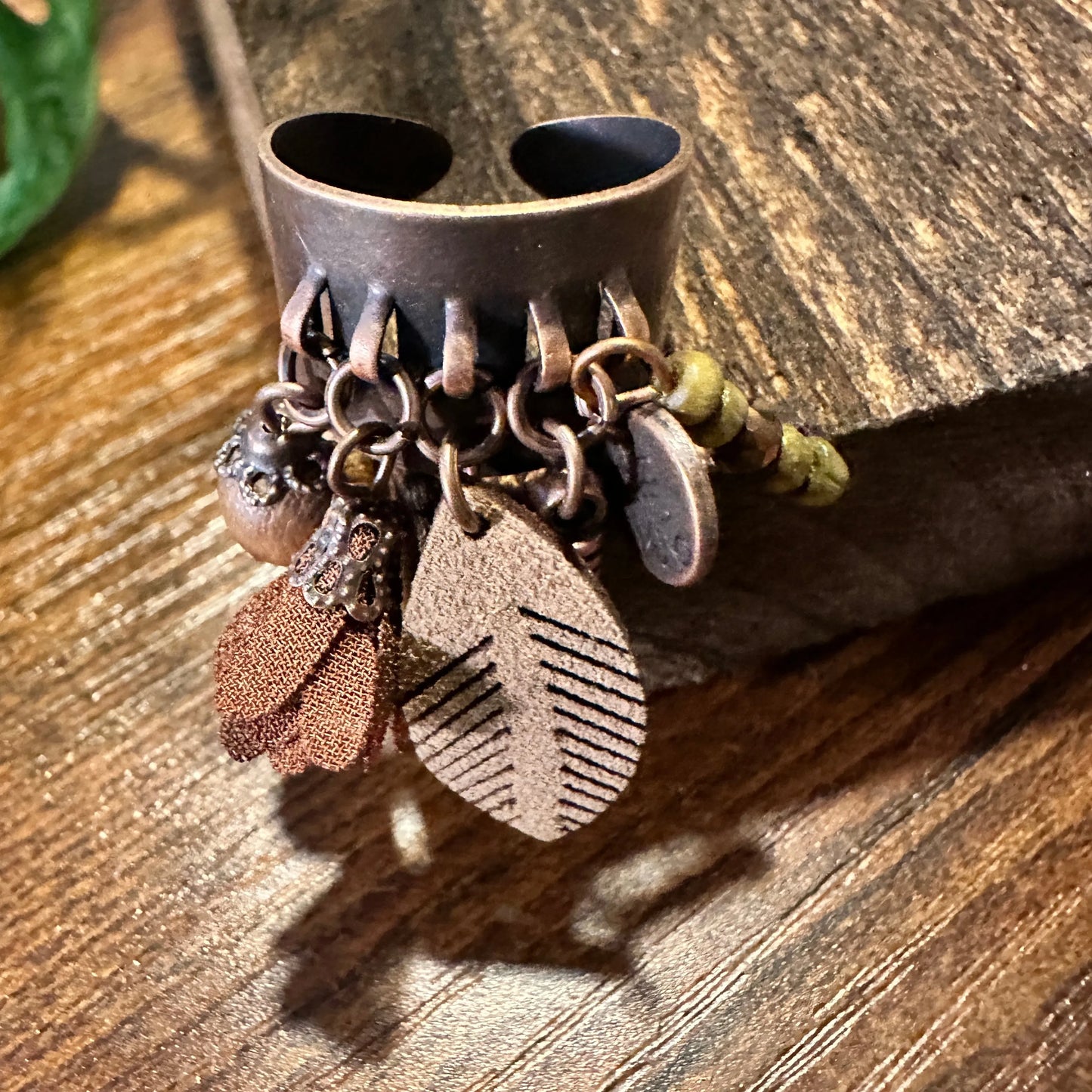 Handmade Artesian Hippie Indian Copper Feather Adjustable Cuff Ring, Gift BoxHandmade Artesian Hippie Indian Copper Feather Adjustable Cuff Ring, Gift Box - Premium hippie jewelry from Silver Elegant - Just $15! Shop now at Silver Elegant