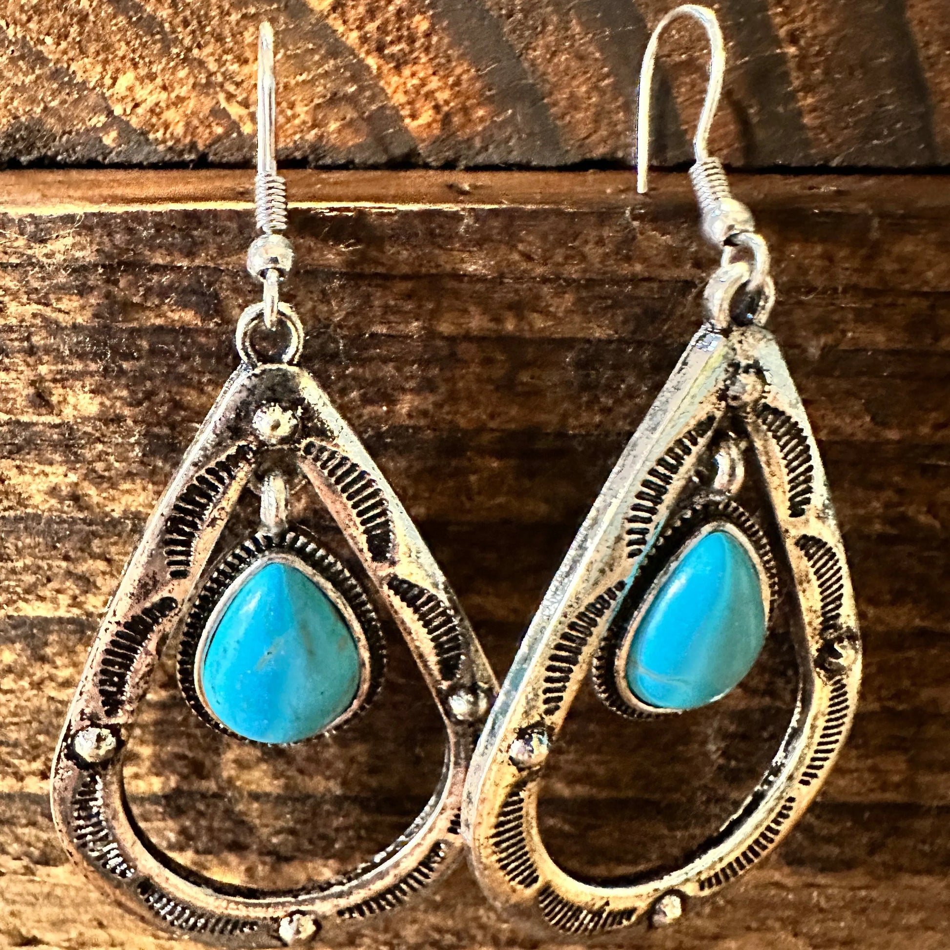 Hippie Turquoise Earrings