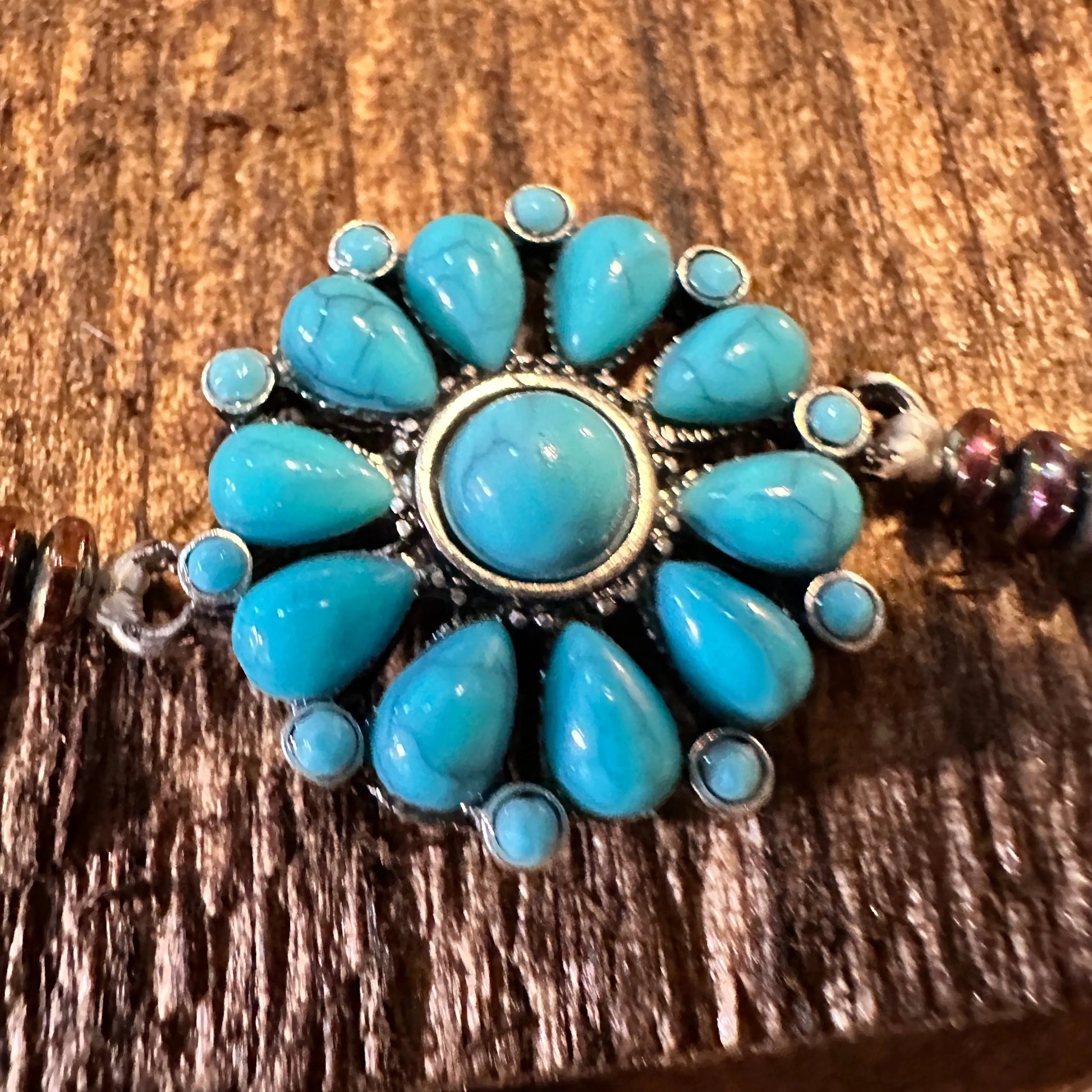 Boho SouthWestern Cowgirl Turquoise Choker Necklace, Adjustable, Gift BoxBoho SouthWestern Cowgirl Turquoise Choker Necklace, Adjustable, Gift Box - Premium Pendant Necklace from Silver Elegant - Just $16! Shop now at Silver Elegant