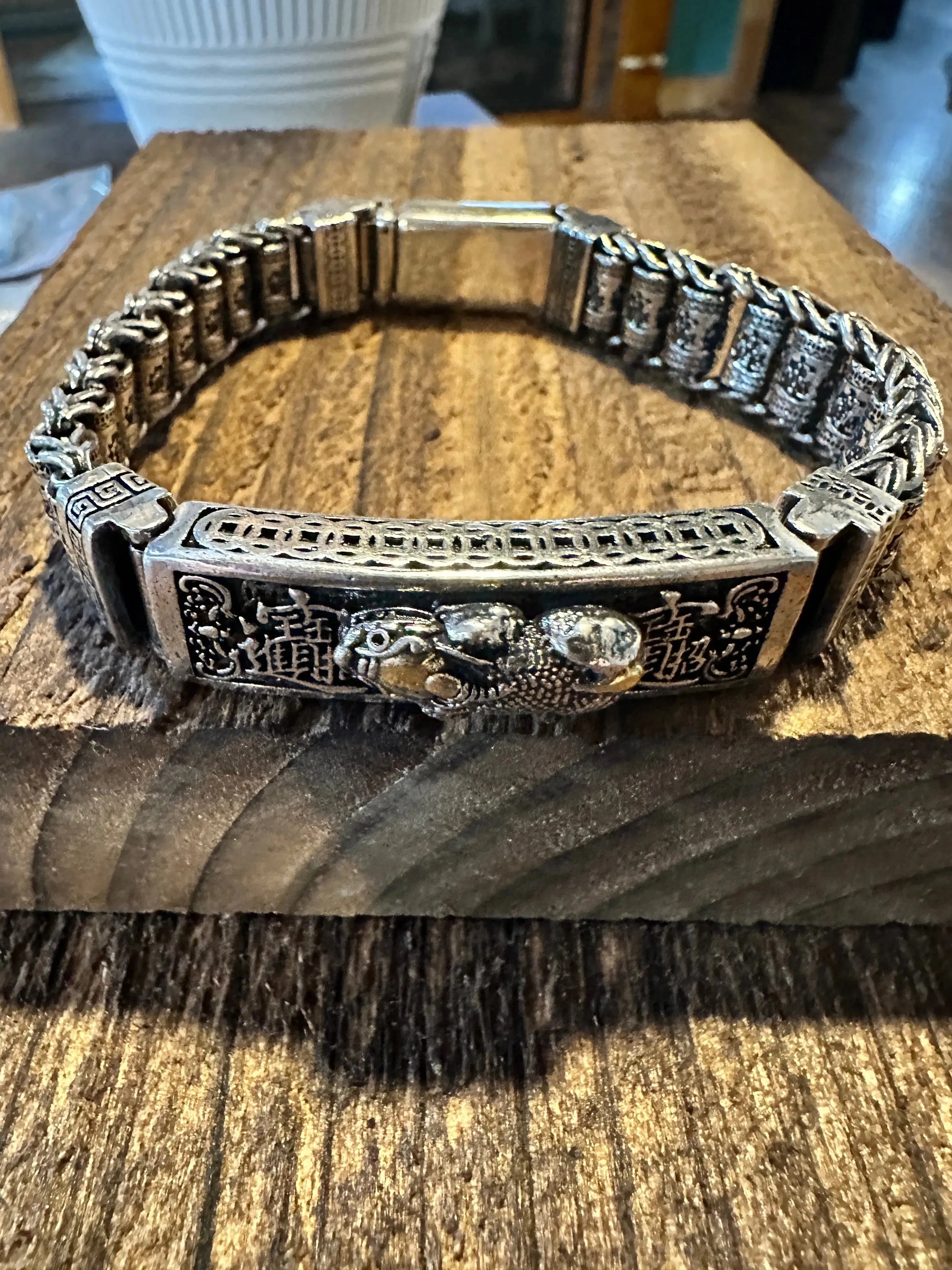 Mens Cuff Bracelet Heavy Link Trendy Bracelet, Size 22CMMens Cuff Bracelet Heavy Link Trendy Bracelet, Size 22CM - Premium Boho Mens Jewelry from Silver Elegant - Just $24! Shop now at Silver Elegant