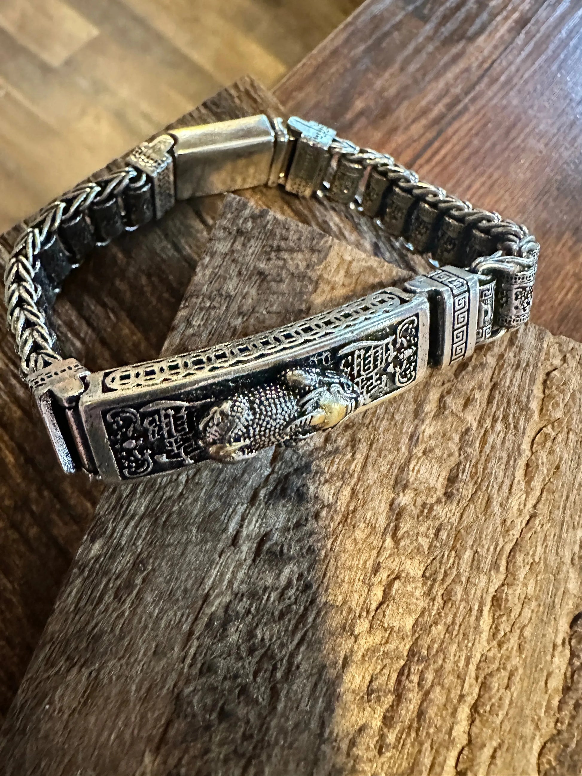 Mens Cuff Bracelet Heavy Link Trendy Bracelet, Size 22CMMens Cuff Bracelet Heavy Link Trendy Bracelet, Size 22CM - Premium Boho Mens Jewelry from Silver Elegant - Just $24! Shop now at Silver Elegant