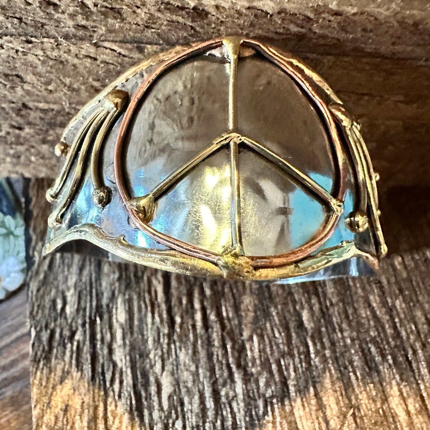 Boho Western Hippie Peace Wide Cuff Open Bangle Bracelet, , Gift BoxBoho Western Hippie Peace Wide Cuff Open Bangle Bracelet, , Gift Box - Premium  from Silver Elegant - Just $18! Shop now at Silver Elegant