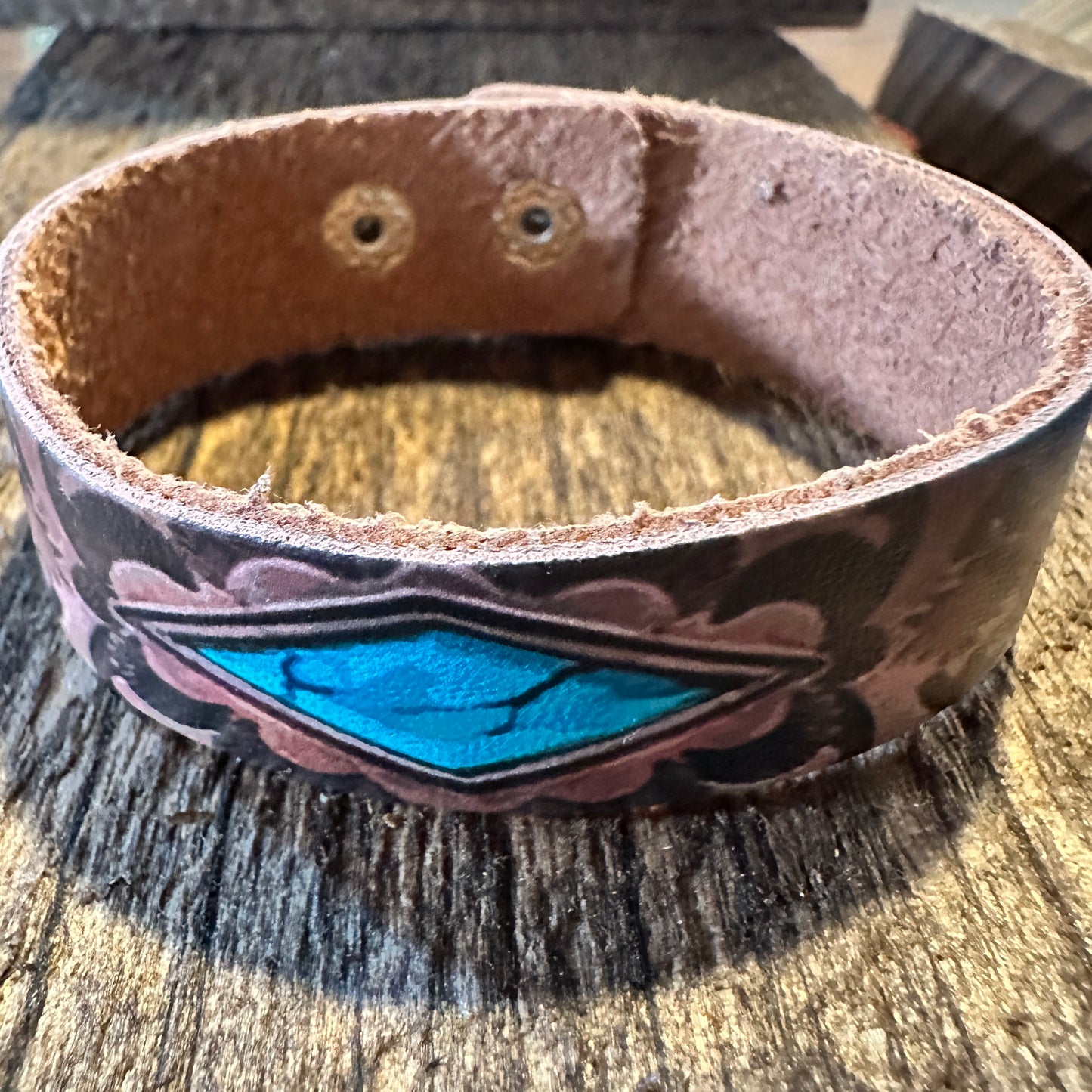 Boho Southwestern Cowgirl Leather Grain Cuff Bracelet, Turquoise Leather, 20CM, Gift BoxBoho Southwestern Cowgirl Leather Grain Cuff Bracelet, Turquoise Leather, 20CM, Gift Box - Premium boho bracelet from Silver Elegant - Just $18! Shop now at Silver Elegant