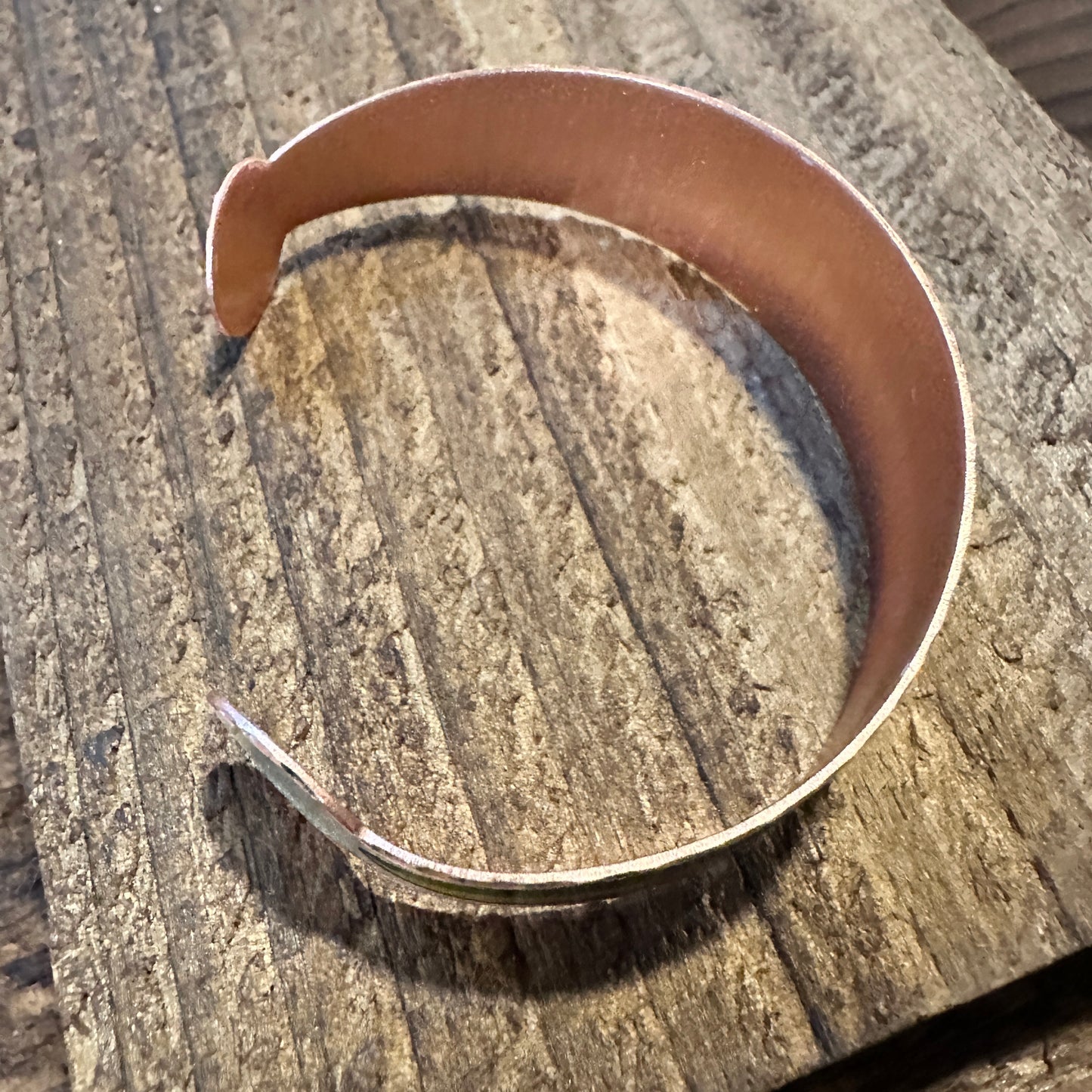 Handmade Boho Copper Wide Cuff Bracelet, Diamond Cut Rainbow Pride Design, Gift BoxHandmade Boho Copper Wide Cuff Bracelet, Diamond Cut Rainbow Pride Design, Gift Box - Premium boho bracelet from COPPER ARTS INC. - Just $32! Shop now at Silver Elegant