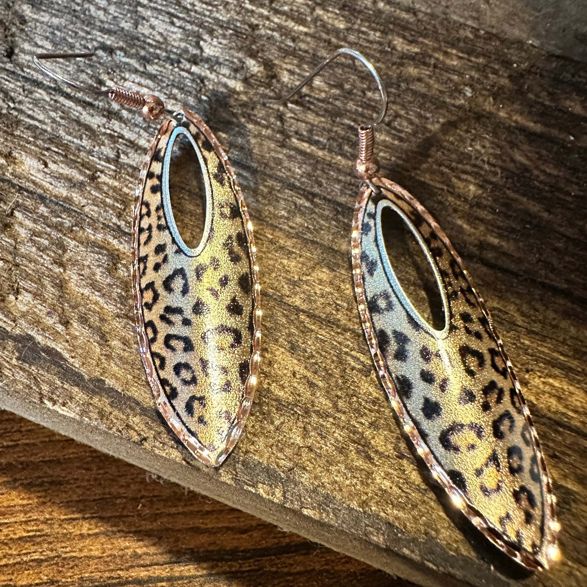 Handmade Boho Copper Earrings, Tear Drop Leopard Wire Earrings, Gift BoxHandmade Boho Copper Earrings, Tear Drop Leopard Wire Earrings, Gift Box - Premium Drop Wire Earring from COPPER ARTS INC. - Just $27! Shop now at Silver Elegant