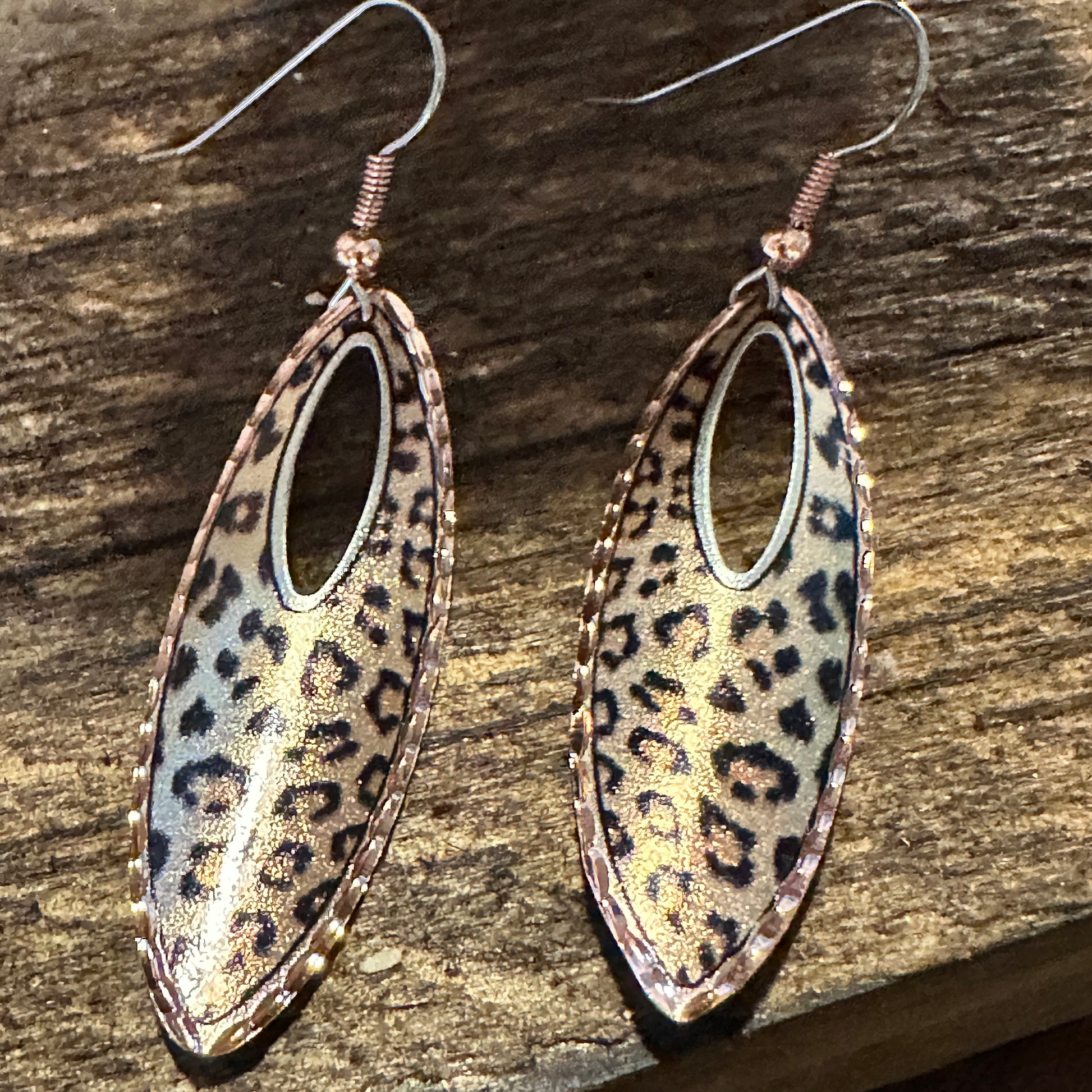 Handmade Boho Copper Earrings, Tear Drop Leopard Wire Earrings, Gift BoxHandmade Boho Copper Earrings, Tear Drop Leopard Wire Earrings, Gift Box - Premium Drop Wire Earring from COPPER ARTS INC. - Just $27! Shop now at Silver Elegant