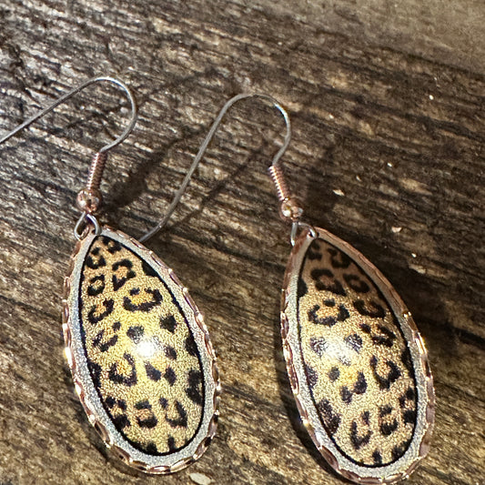 Handmade Boho Copper Earrings, Leopard Wire Drop Earrings, Gift BoxHandmade Boho Copper Earrings, Leopard Wire Drop Earrings, Gift Box - Premium Drop Wire Earring from COPPER ARTS INC. - Just $27! Shop now at Silver Elegant