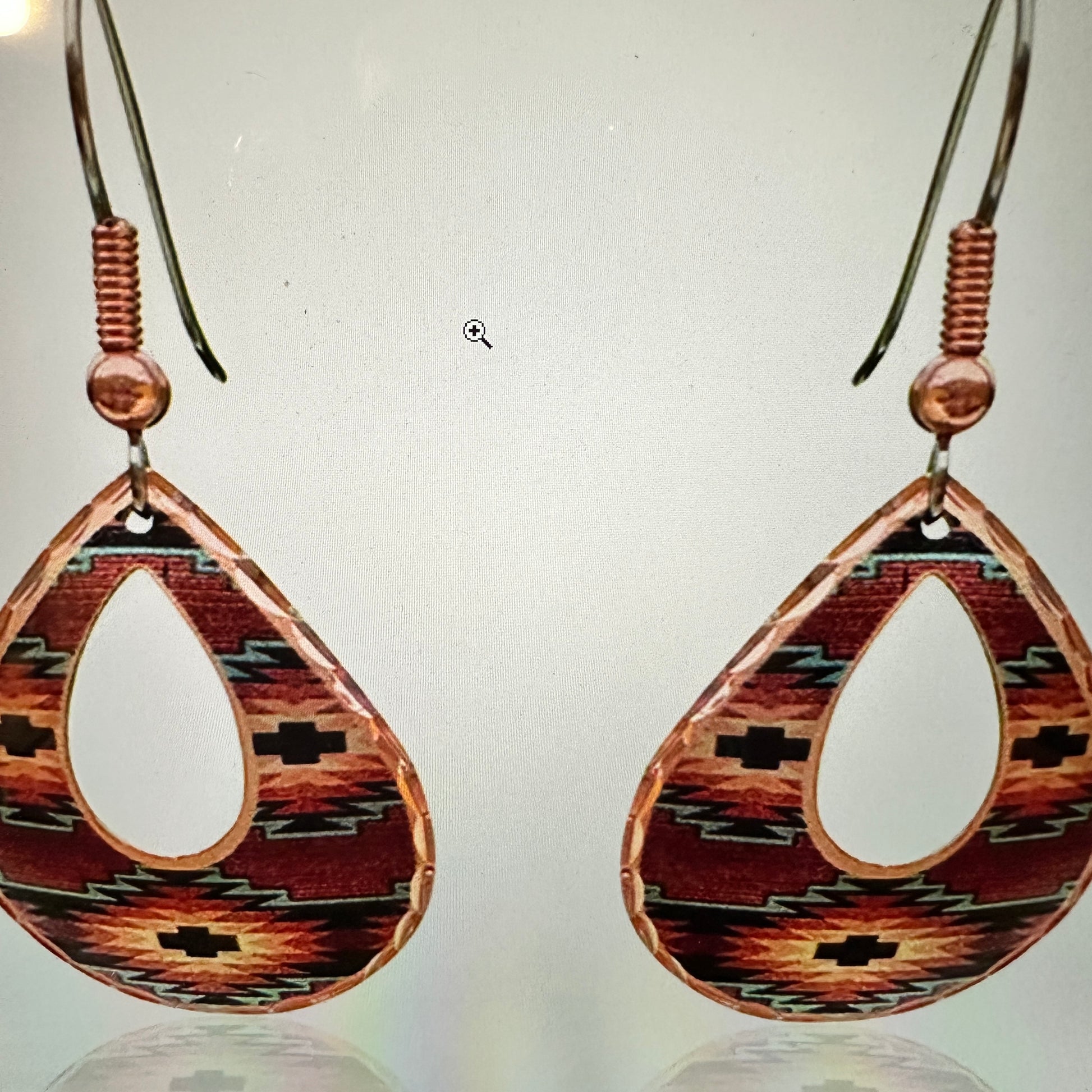 Handmade Boho Copper Earrings, Diamond Cut Southwestern Native Drop Earrings, Gift BoxHandmade Boho Copper Earrings, Diamond Cut Southwestern Native Drop Earrings, Gift Box - Premium Drop Wire Earring from COPPER ARTS INC. - Just $27! Shop now at Silver Elegant