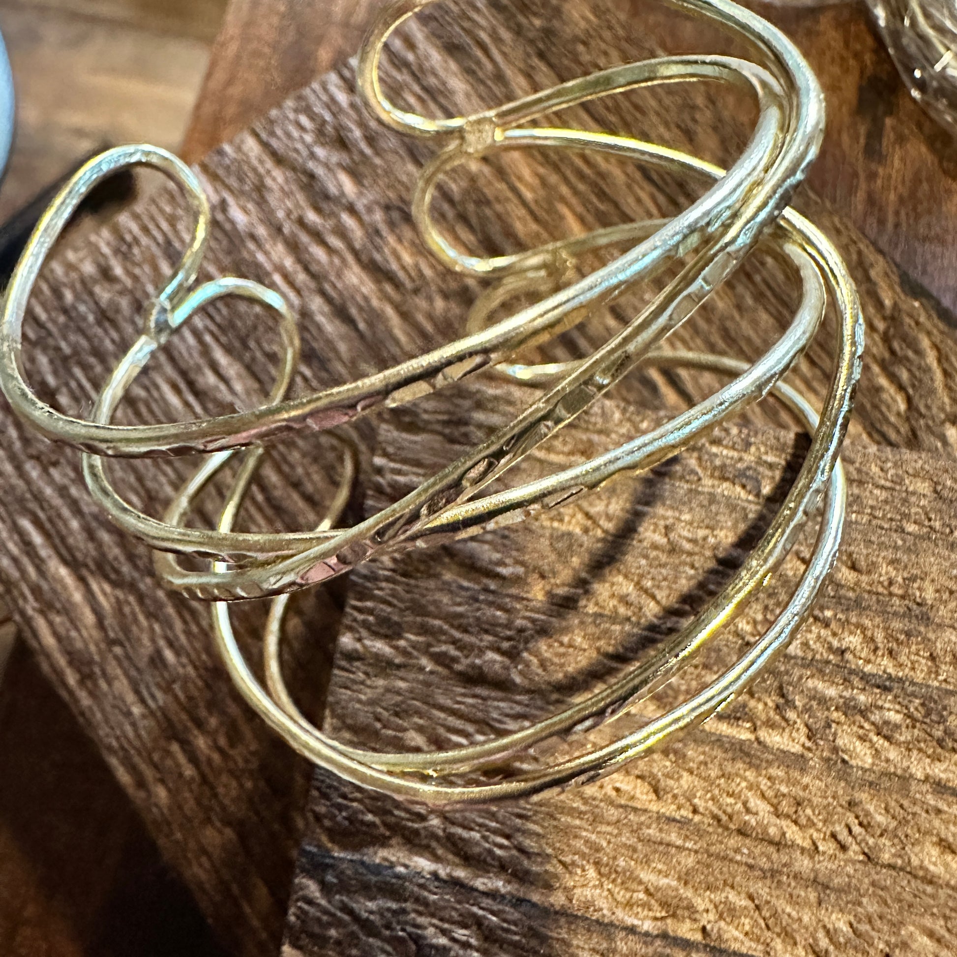 Handcrafted Boho Gold Plated Adjustable Wide Cuff X Bracelet - Gift BoxHandcrafted Boho Gold Plated Adjustable Wide Cuff X Bracelet - Gift Box - Premium cuff bangle from Silver Elegant - Just $20! Shop now at Silver Elegant