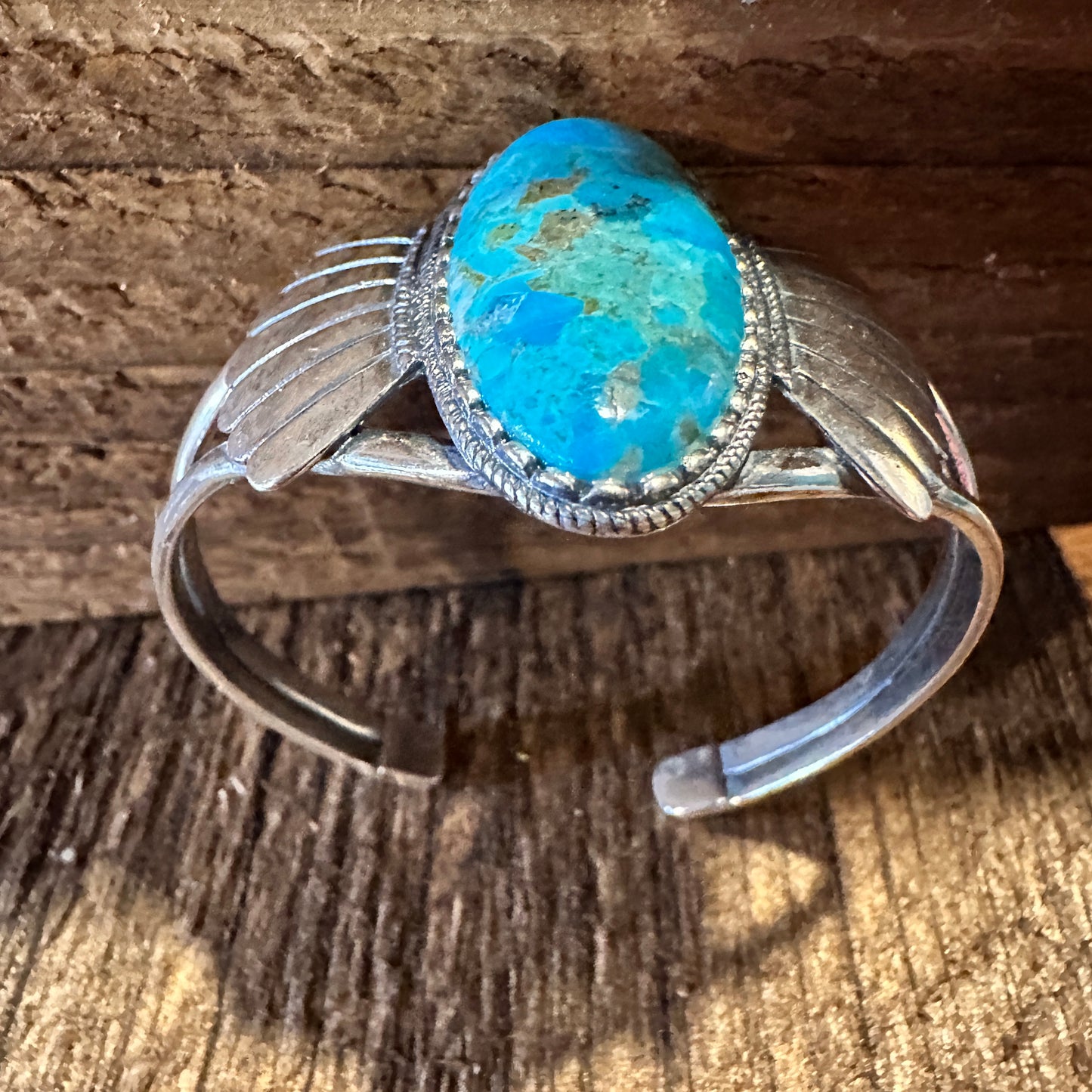 Native American Winged Abedabun Statement Cuff Bracelet, Genuine Sterling Silver & Turquoise Stone, Gift BoxNative American Winged Abedabun Statement Cuff Bracelet, Genuine Sterling Silver & Turquoise Stone, Gift Box - Premium cuff bangle from Silver Elegant - Just $218! Shop now at Silver Elegant