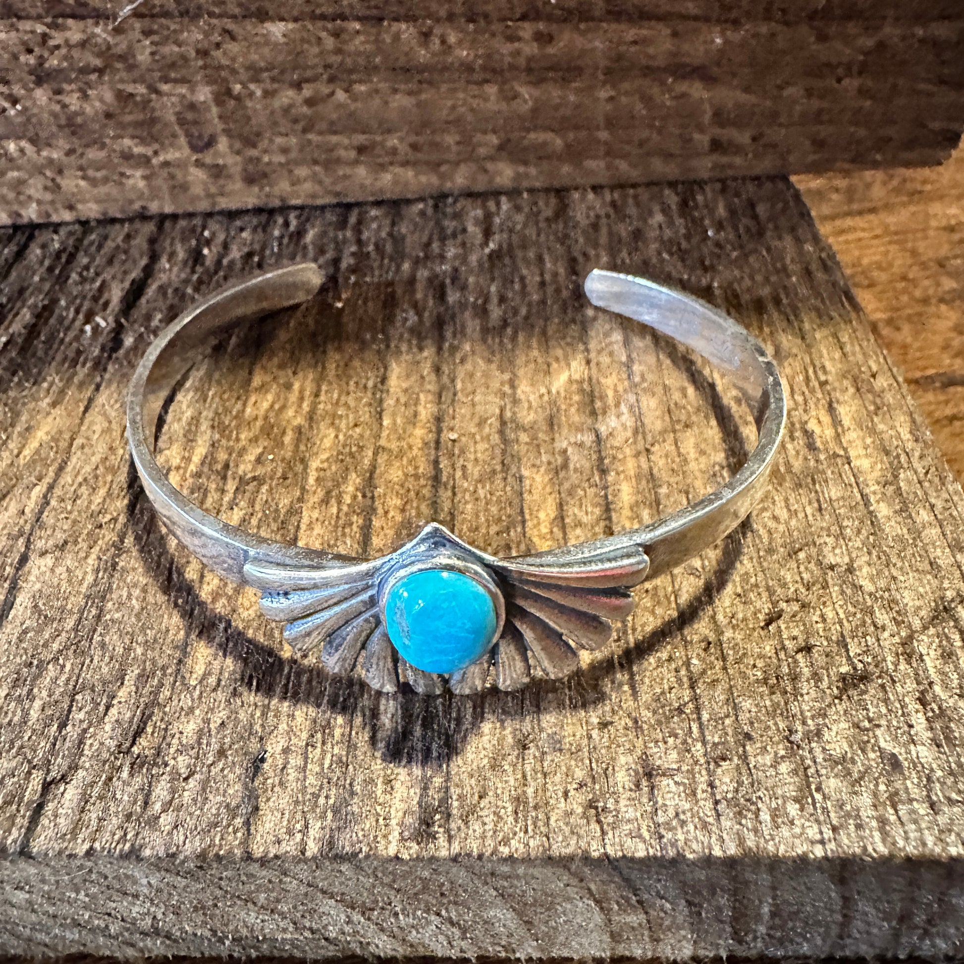 Native American Gratitude Prayer Turquoise Bracelet, Genuine Sterling Silver & Turquoise Stone, Gift BoxNative American Gratitude Prayer Turquoise Bracelet, Genuine Sterling Silver & Turquoise Stone, Gift Box - Premium cuff bangle from Silver Elegant - Just $140! Shop now at Silver Elegant