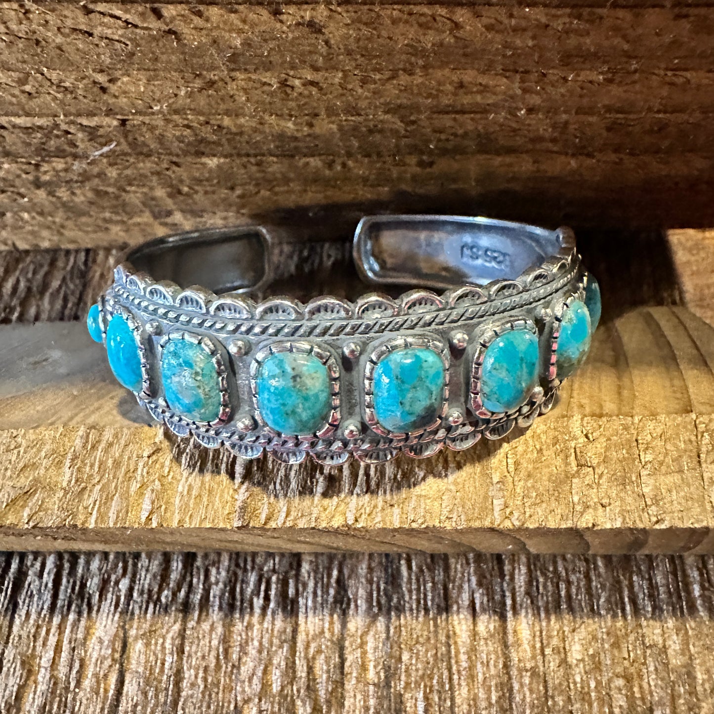 Native American Rayna Turquoise Cuff Statement Bracelet, Genuine Sterling Silver & Turquoise Stone, Gift BoxNative American Rayna Turquoise Cuff Statement Bracelet, Genuine Sterling Silver & Turquoise Stone, Gift Box - Premium cuff bangle from silver elegant - Just $192! Shop now at Silver Elegant