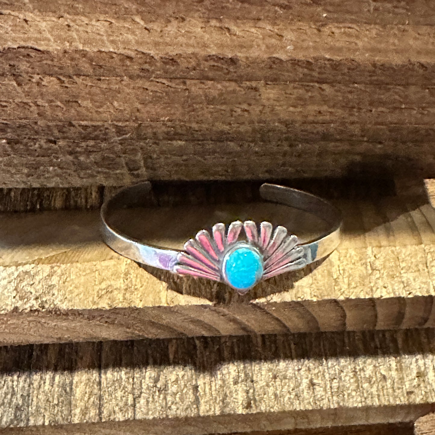 Native American Gratitude Prayer Turquoise Bracelet, Genuine Sterling Silver & Turquoise Stone, Gift BoxNative American Gratitude Prayer Turquoise Bracelet, Genuine Sterling Silver & Turquoise Stone, Gift Box - Premium cuff bangle from Silver Elegant - Just $140! Shop now at Silver Elegant