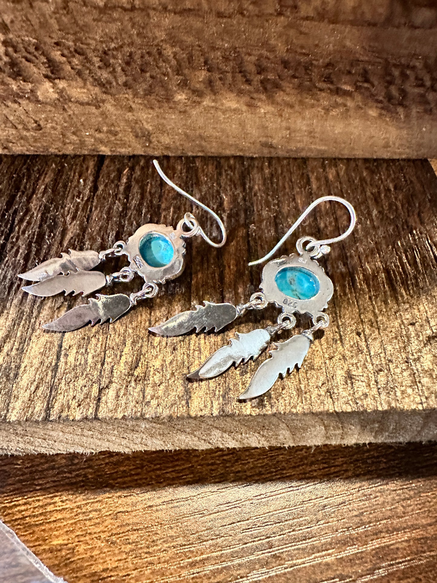 Native American Navajo Feather Abey Fringe Earrings, Genuine Sterling Silver & Turquoise Stone, Gift BoxNative American Navajo Feather Abey Fringe Earrings, Genuine Sterling Silver & Turquoise Stone, Gift Box - Premium Boho Drop Earring from Silver Elegant - Just $98! Shop now at Silver Elegant