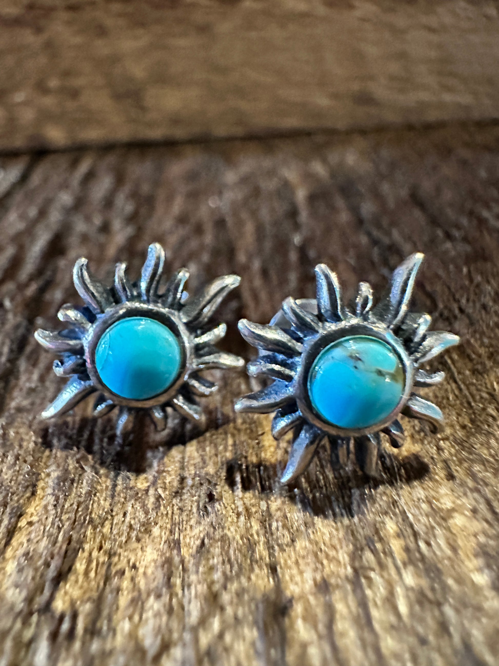 Native American Navajo Sunburst Turquoise Earrings, Genuine Sterling Silver & Turquoise Stone, Gift BoxNative American Navajo Sunburst Turquoise Earrings, Genuine Sterling Silver & Turquoise Stone, Gift Box - Premium Boho Drop Earring from Silver Elegant - Just $46! Shop now at Silver Elegant