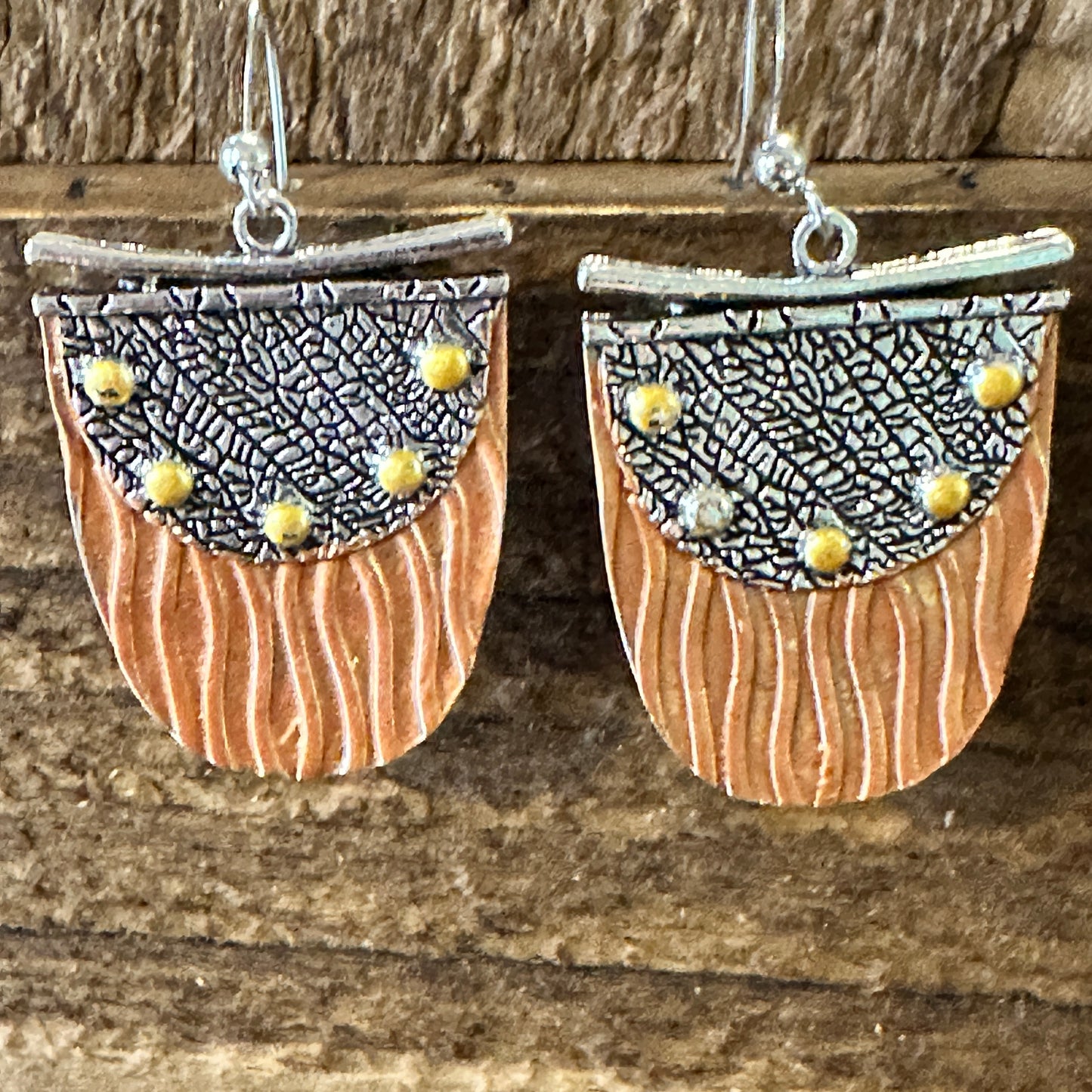 Handcrafted Bohemian Copper Dangle Earrings, Retro Ethnic Style , Gift BoxHandcrafted Bohemian Copper Dangle Earrings, Retro Ethnic Style , Gift Box - Premium Drop Wire Earring from Silver Elegant - Just $19! Shop now at Silver Elegant