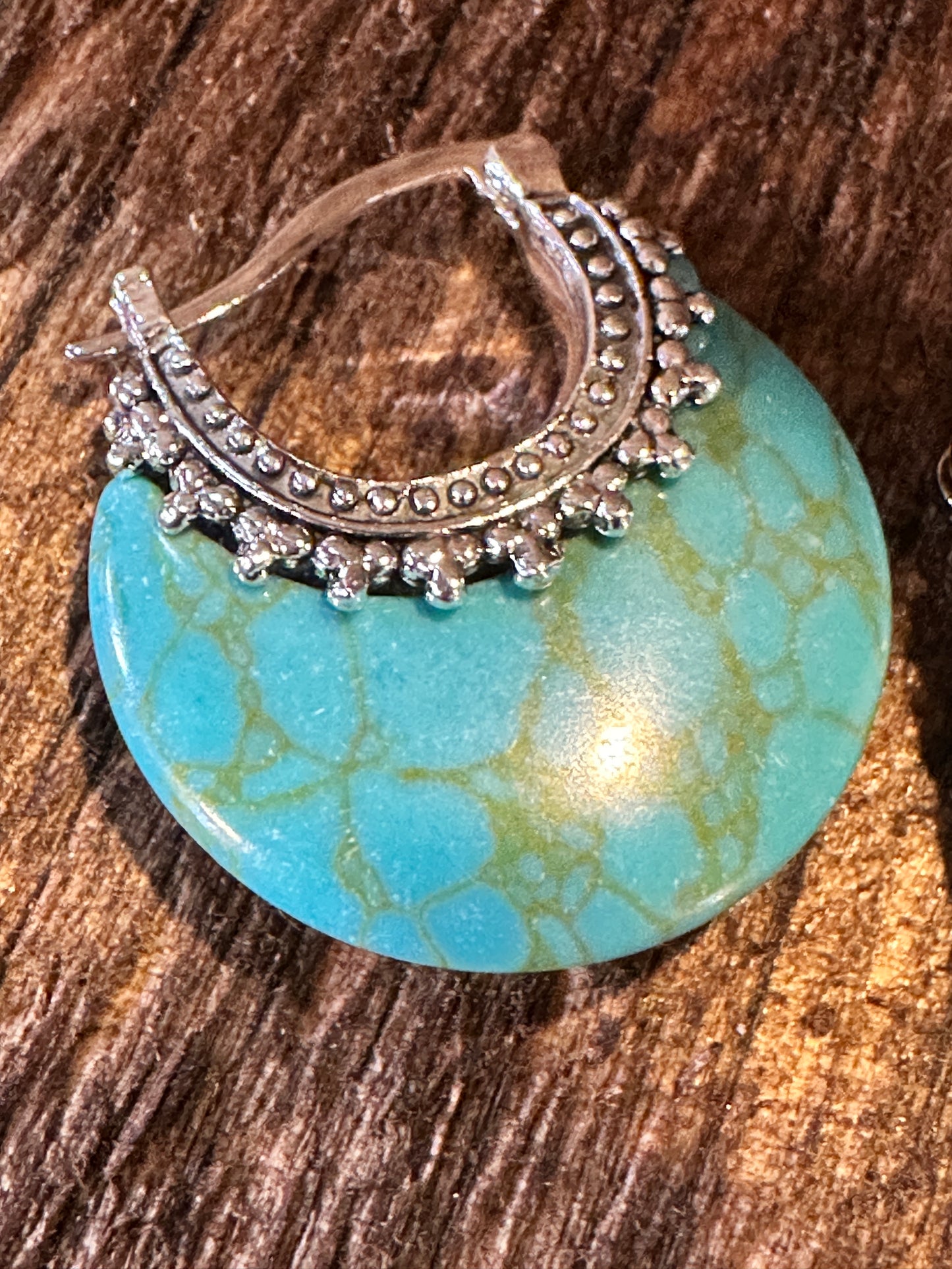 Boho Vintage Southwestern Dangle Wire Earrings, Turquoise Stone, Gift BoxBoho Vintage Southwestern Dangle Wire Earrings, Turquoise Stone, Gift Box - Premium Drop Stud Earring from Silver Elegant - Just $19! Shop now at Silver Elegant