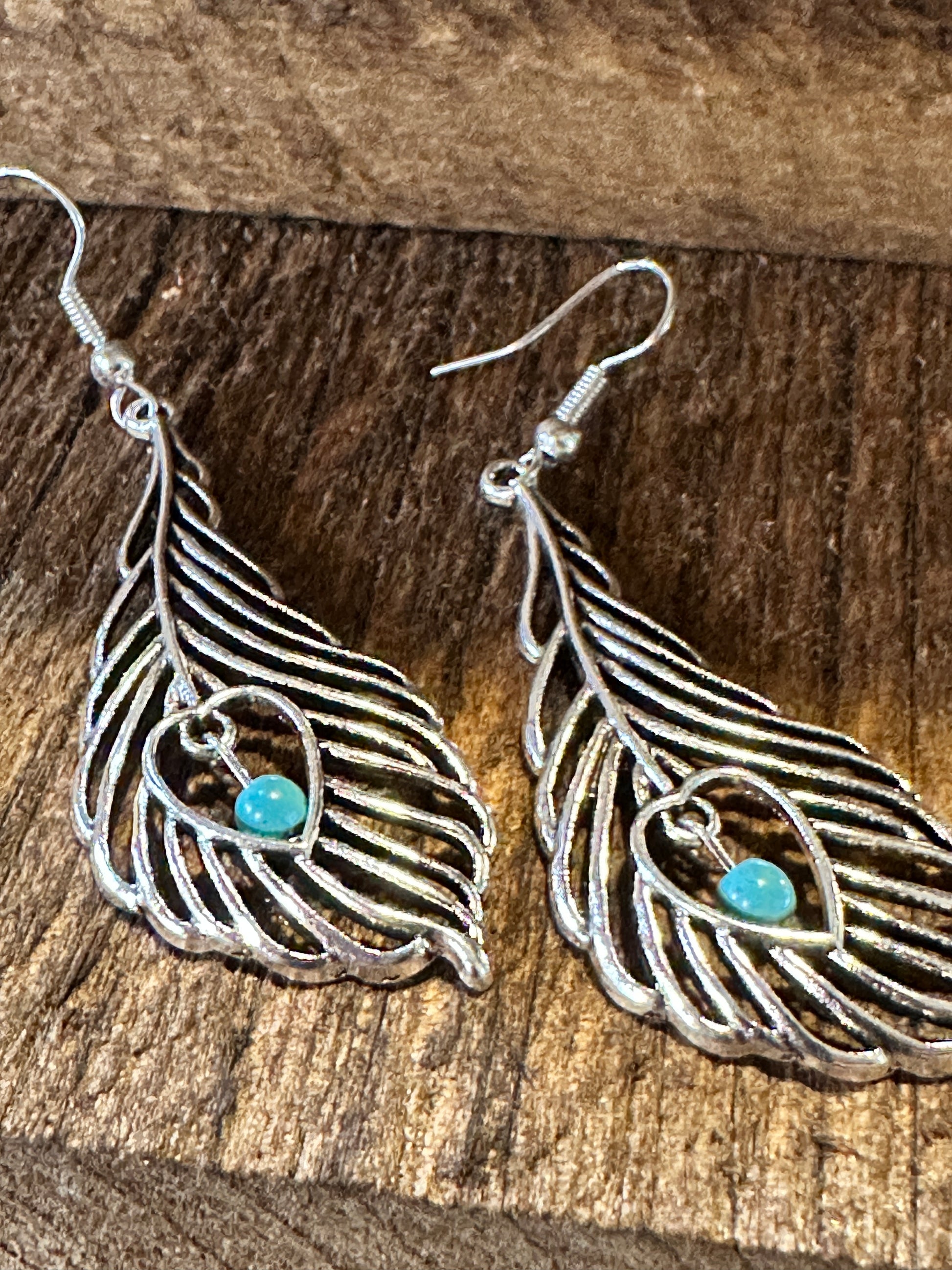 Boho Vintage Chic Southwestern Feather Dangle Wire Earrings, Silver Plated, Gift BoxBoho Vintage Chic Southwestern Feather Dangle Wire Earrings, Silver Plated, Gift Box - Premium Drop Stud Earring from Silver Elegant - Just $19! Shop now at Silver Elegant