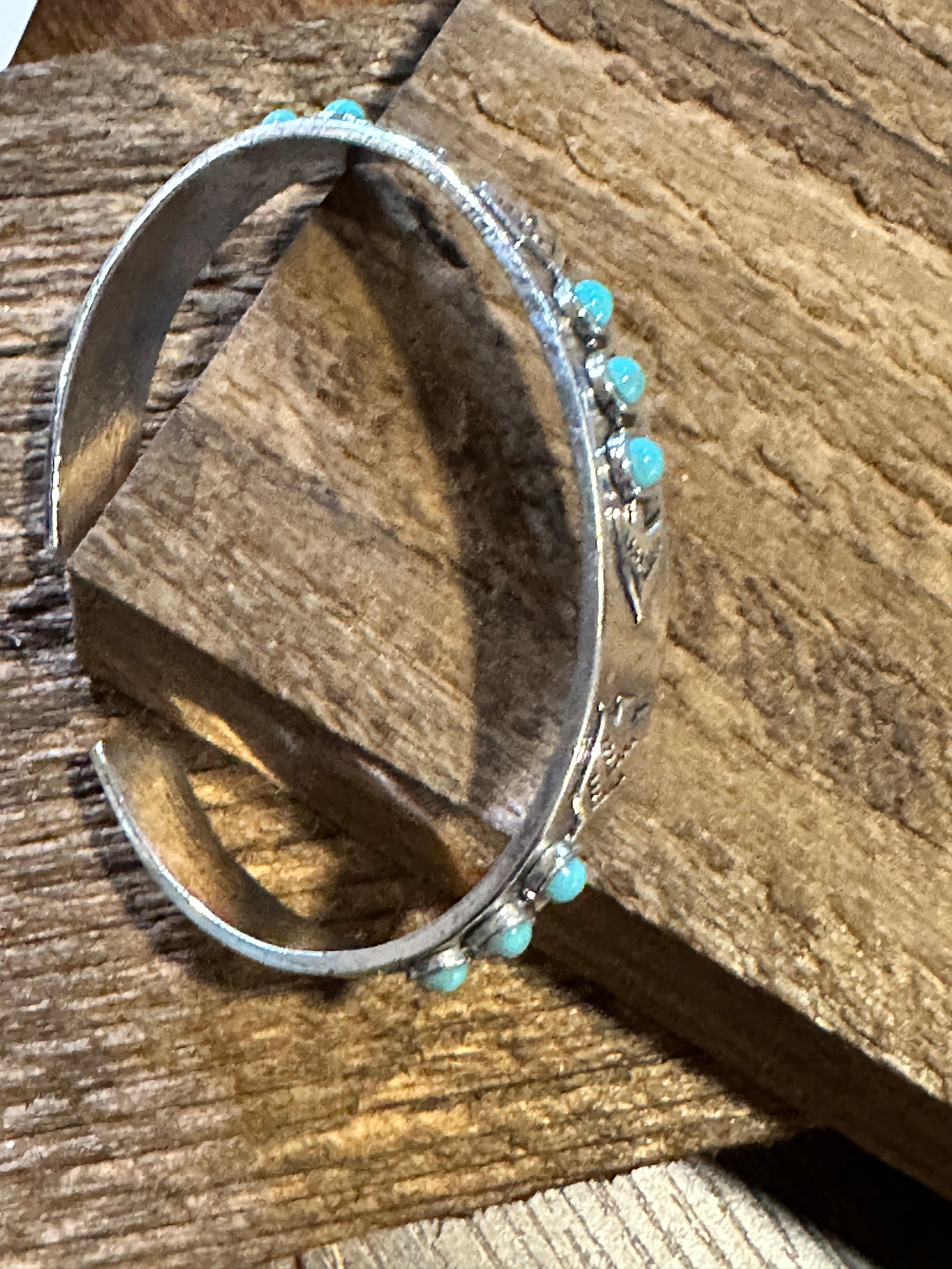 Handcrafted Boho Chic Native American Turquoise Stone Open Cuff Bangle Bracelet, Gift BoxHandcrafted Boho Chic Native American Turquoise Stone Open Cuff Bangle Bracelet, Gift Box - Premium boho bracelet from Lunar Deer - Just $29! Shop now at Silver Elegant