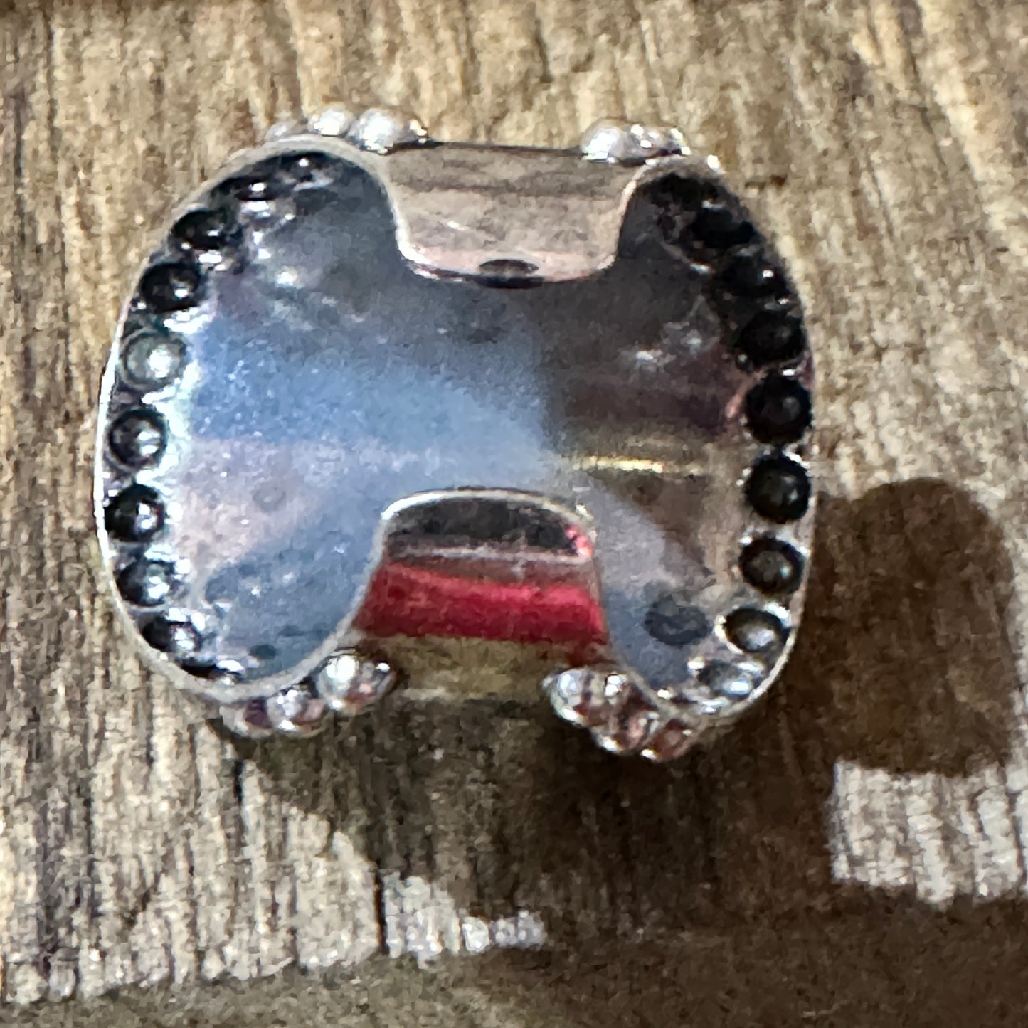 Boho Native American Thunderbird Metal Ring, Adjustable, Gift Box
